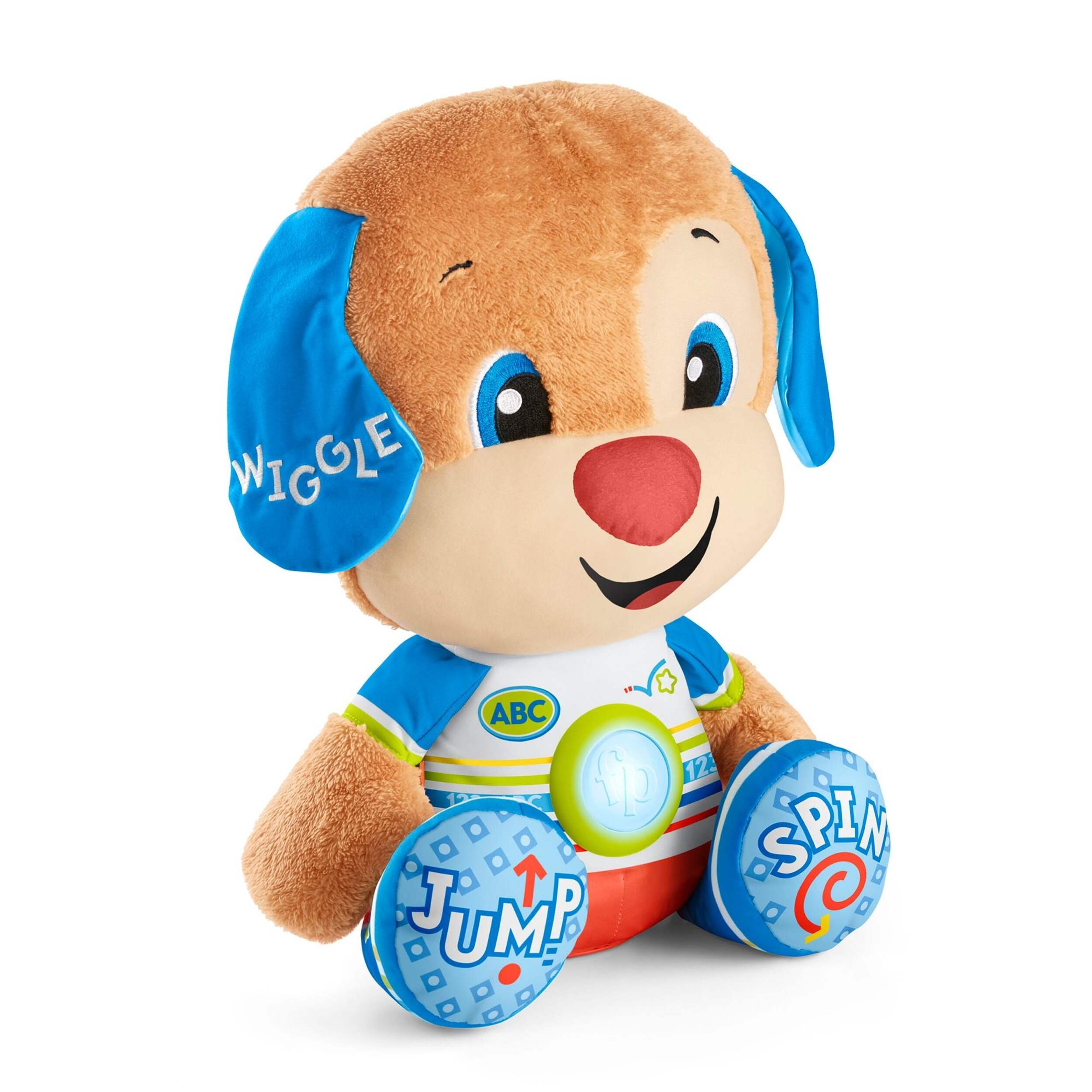 Fisher-Price® Laugh & Learn® So Big Puppy™, Large Musical Plush Puppy Toy, English Front_Three_Fourths_Angled_Right