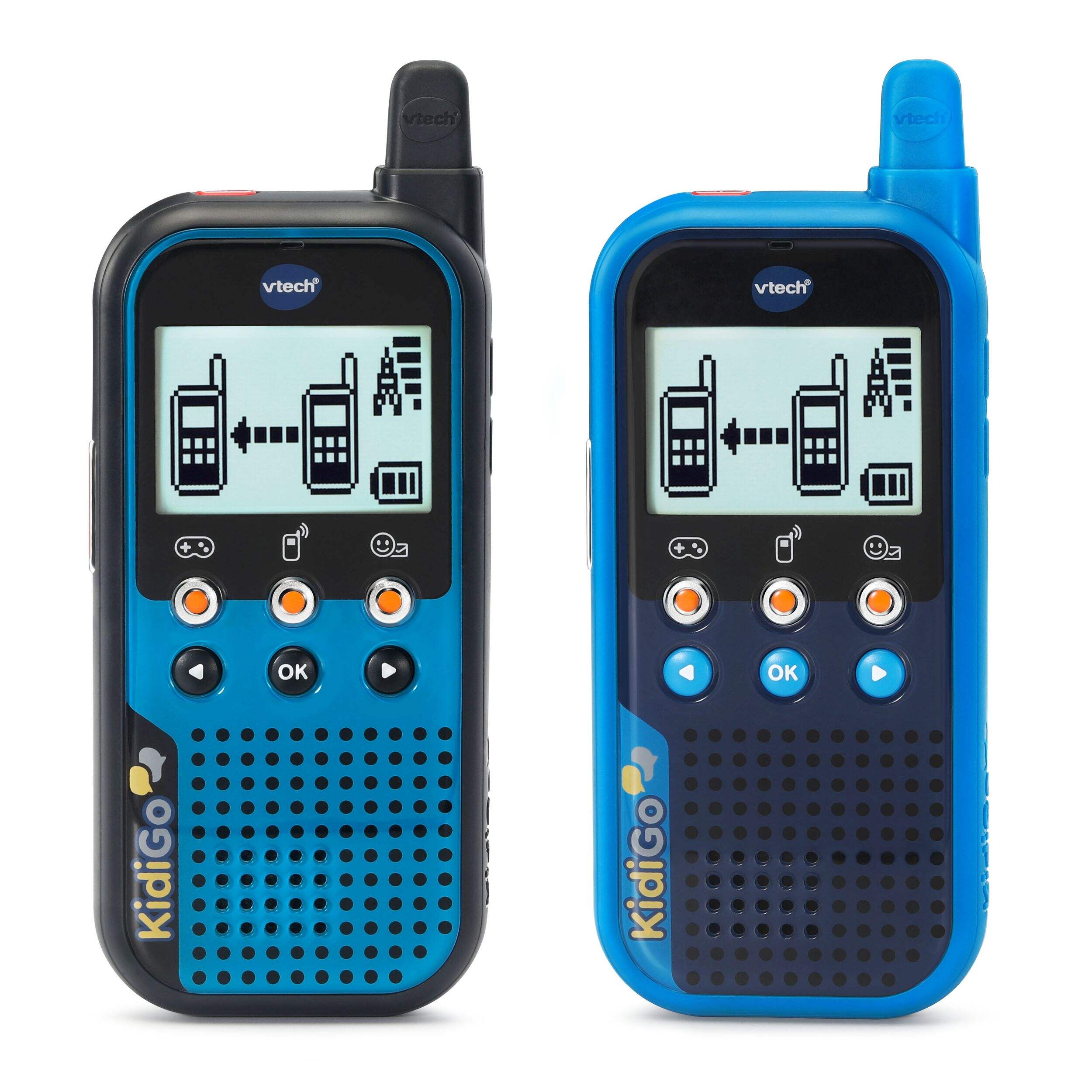 VTech KidiGo Walkie Talkies, English, Ages 4+ Front_Flat