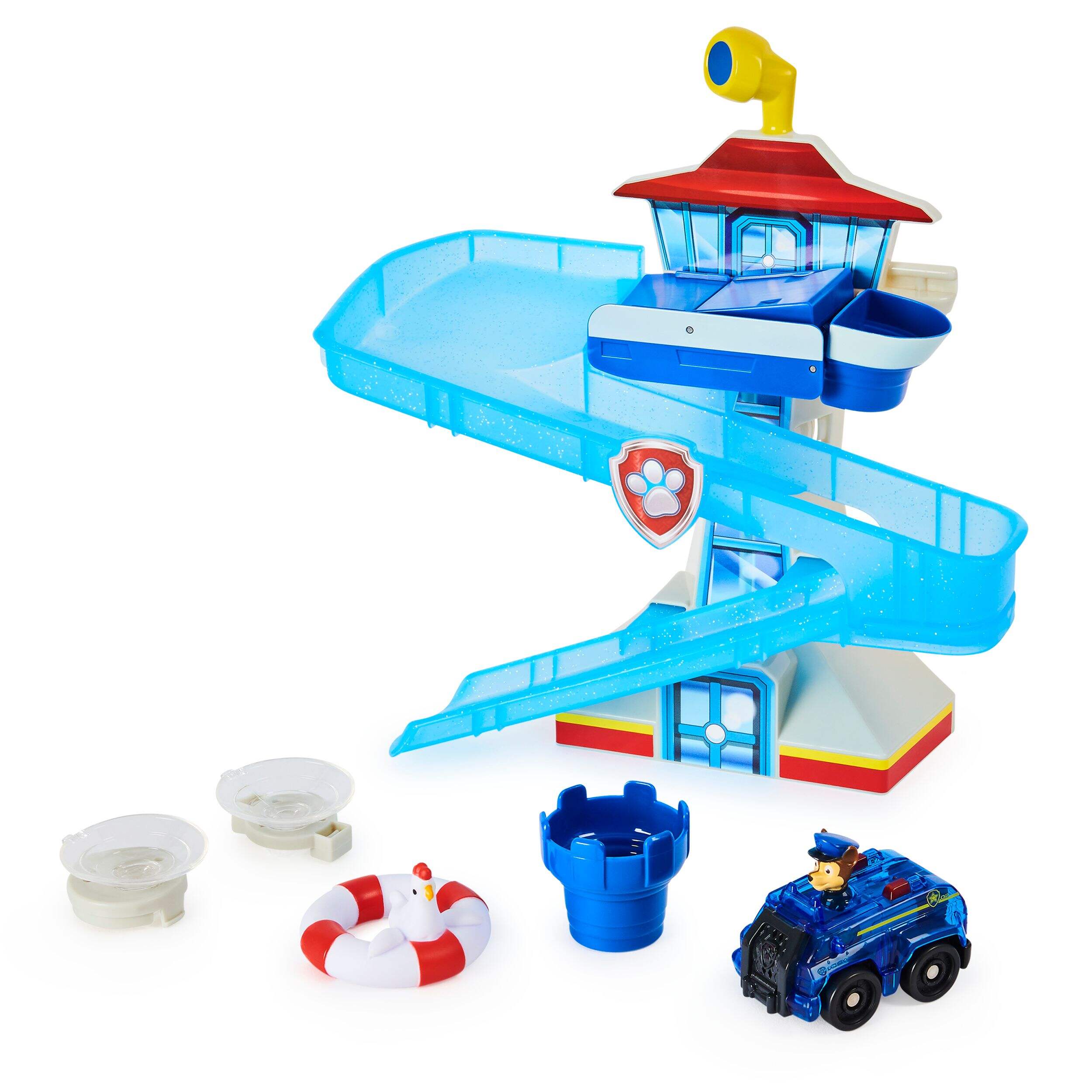PAW Patrol Adventure Bay Bath Playset, Age 3+ Front_Three_Fourths_Angled_Left