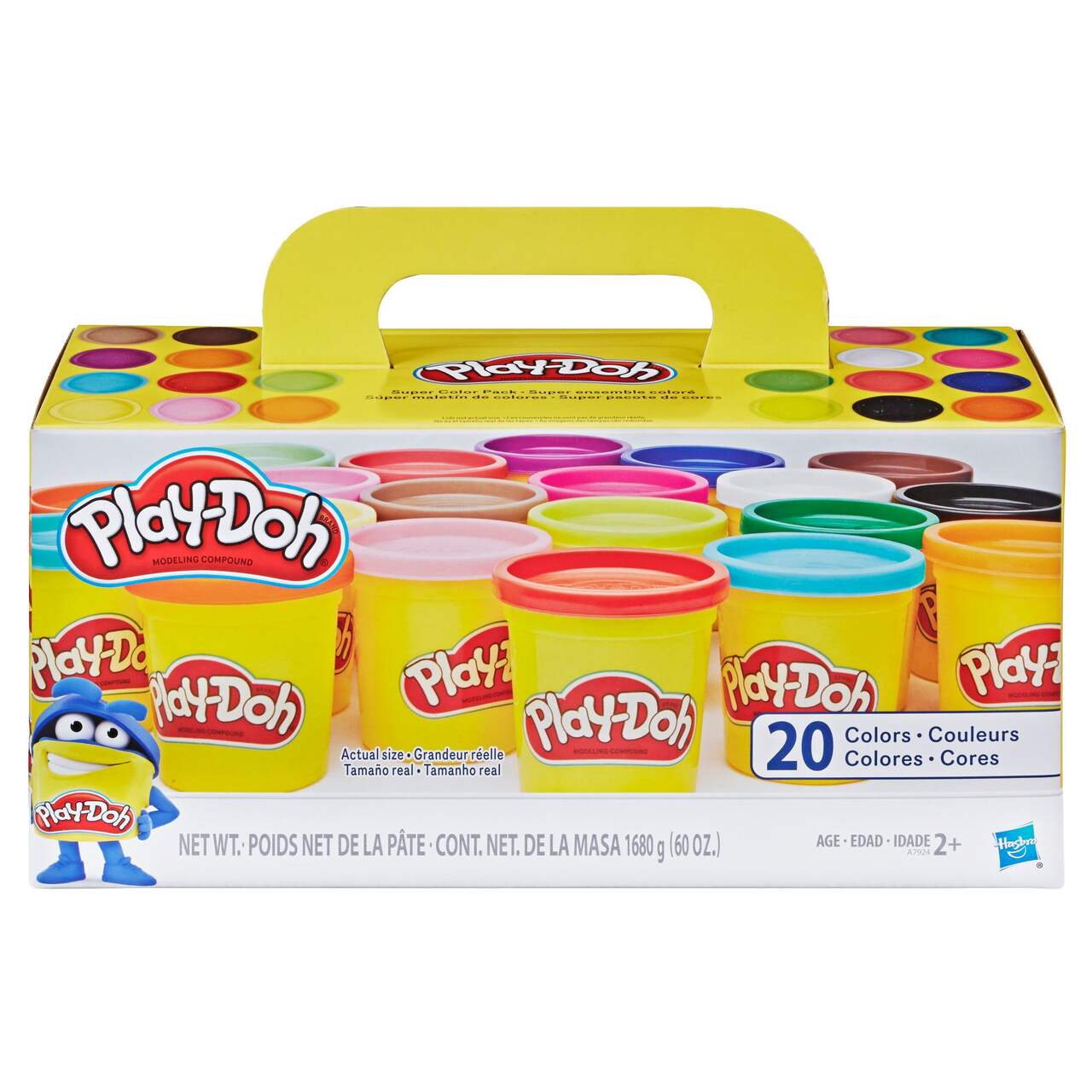 Grands pots de pâte à modeler Play-Doh emballage aux multiples