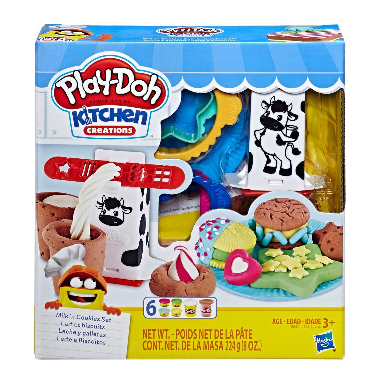 Play-Doh Kitchen Creations Silly Snacks Playset, Multi-Colour