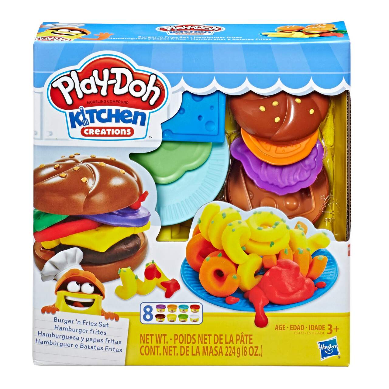 Play-Doh Kitchen Creations Silly Snacks Playset, Multi-Colour