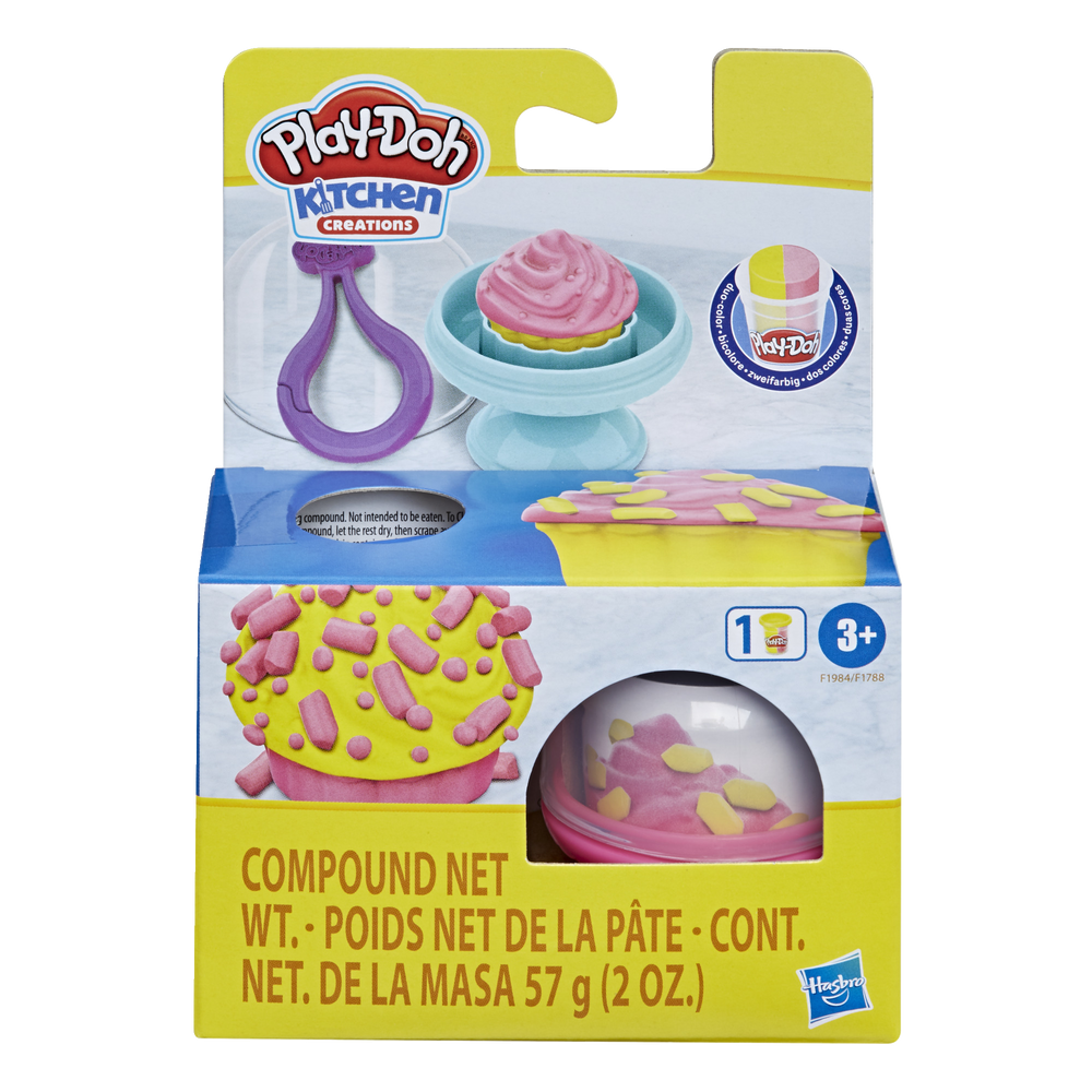 PlayDoh Kitchen Creations Cupcakes & Macaron Compound Set, Assorted