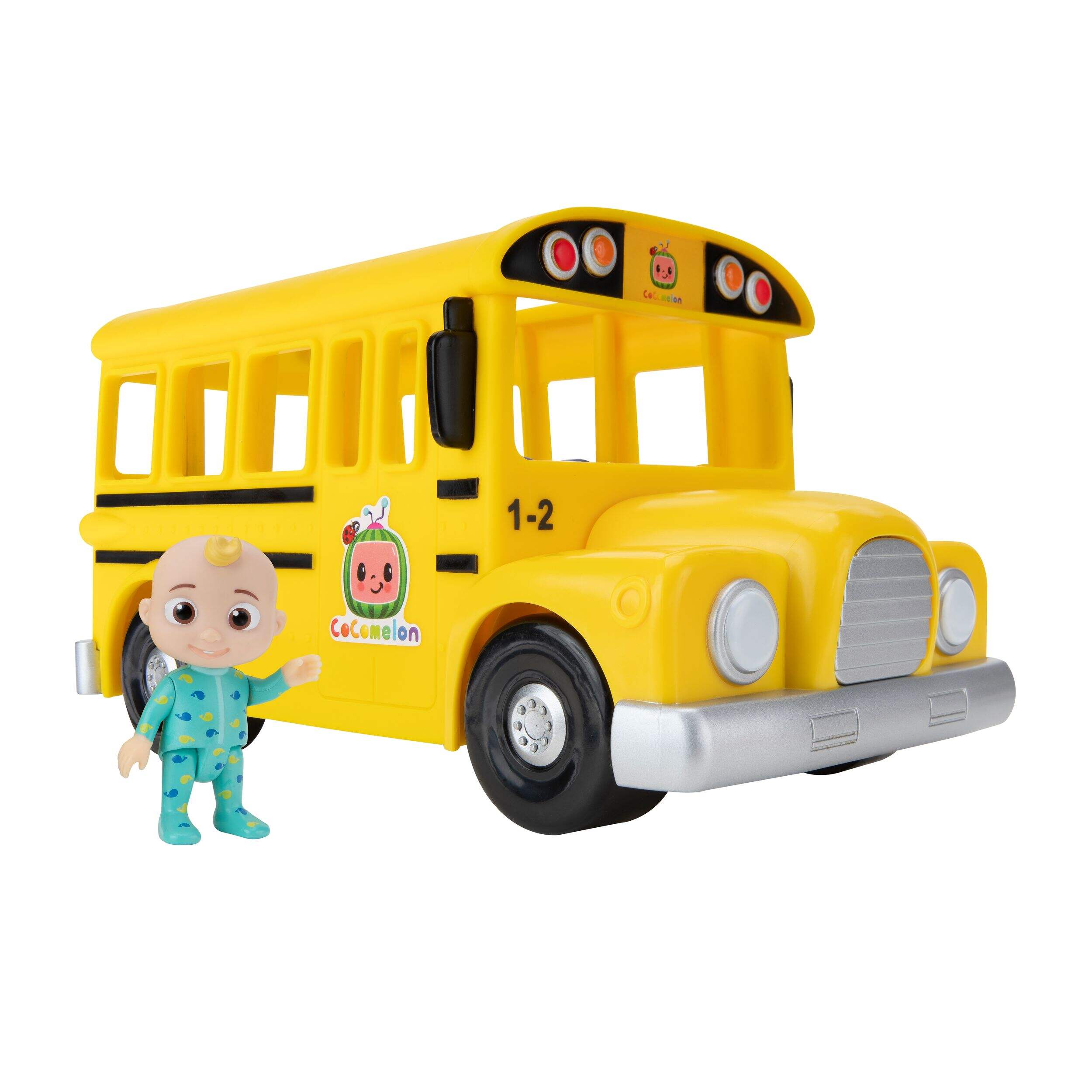 CoComelon Musical Yellow School Bus, Age 2+ Front_Angled_Right