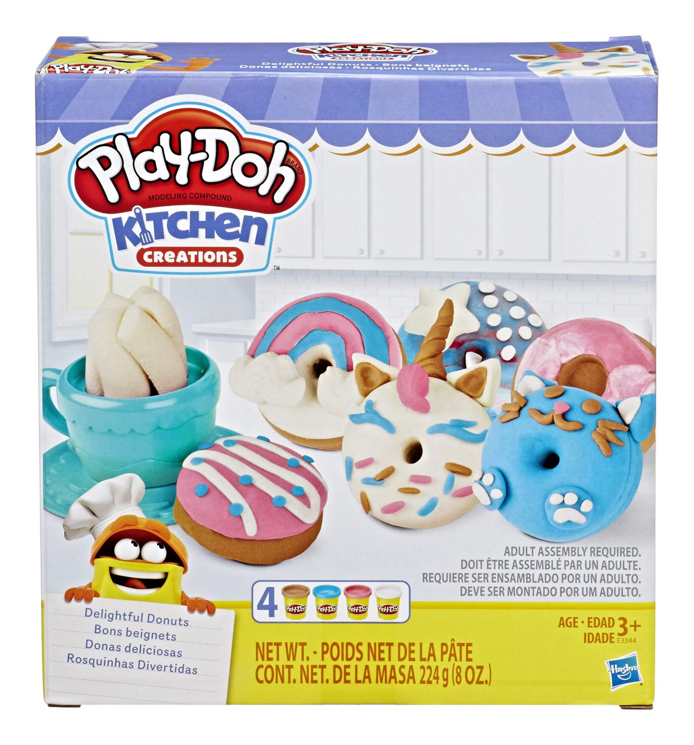 Play-Doh Kitchen Creations Delightful Donuts Set  Front_Elevated