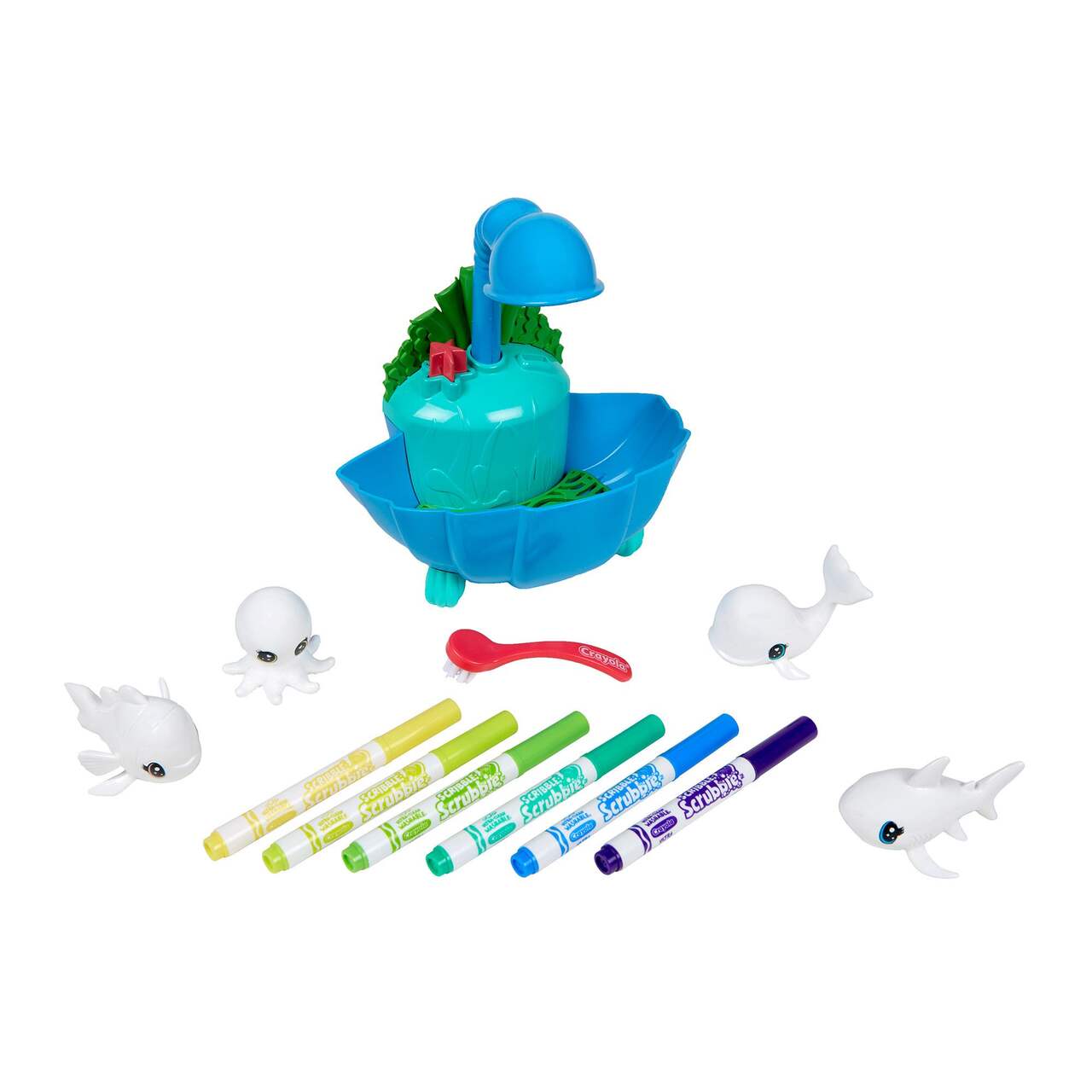 Crayola Scribble Scrubbie Safari Animal Play Set – Crayola Canada