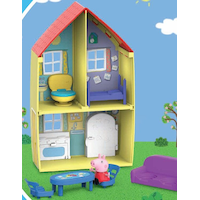 Peppa Pig Peppa’s Adventures Peppa’s Family House Playset, Age 3+ Front_Angled_Right