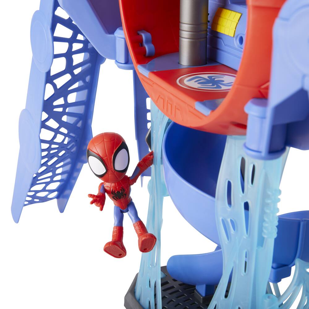 marvel spidey and his amazing friends web quarters play set