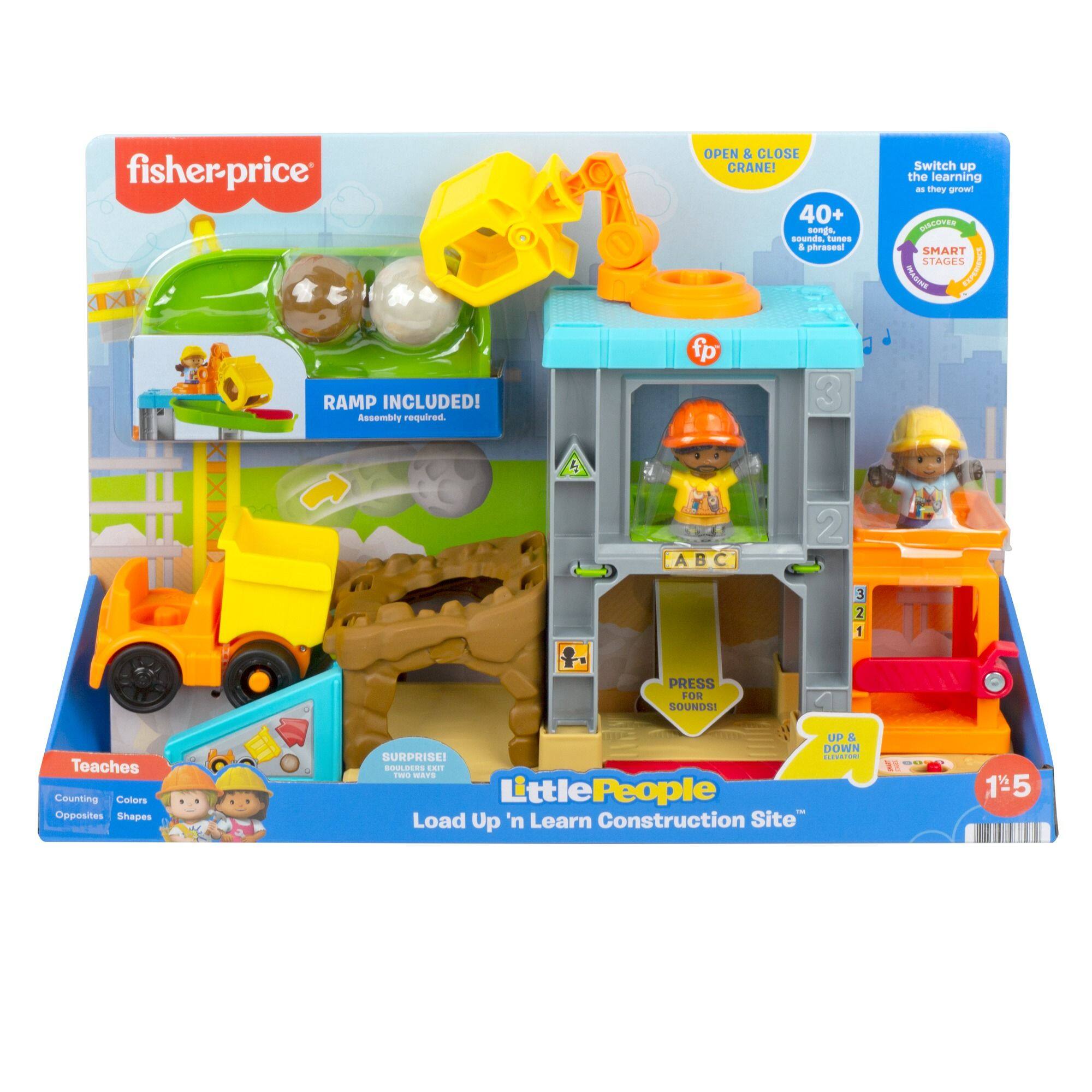 Fisher-Price® Little People® Load Up ‘n Learn Construction Site, Age 1+