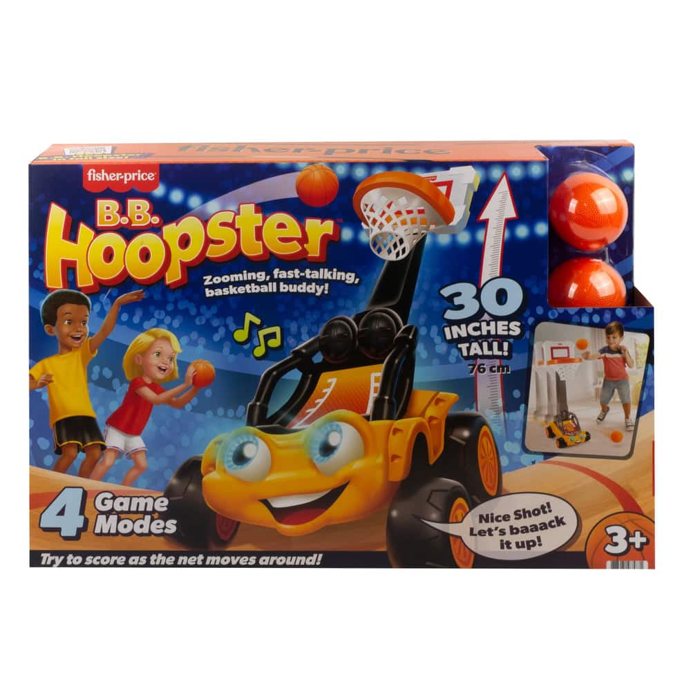 FisherPrice® B.B. Hoopster™ Electronic Basketball Toy, English