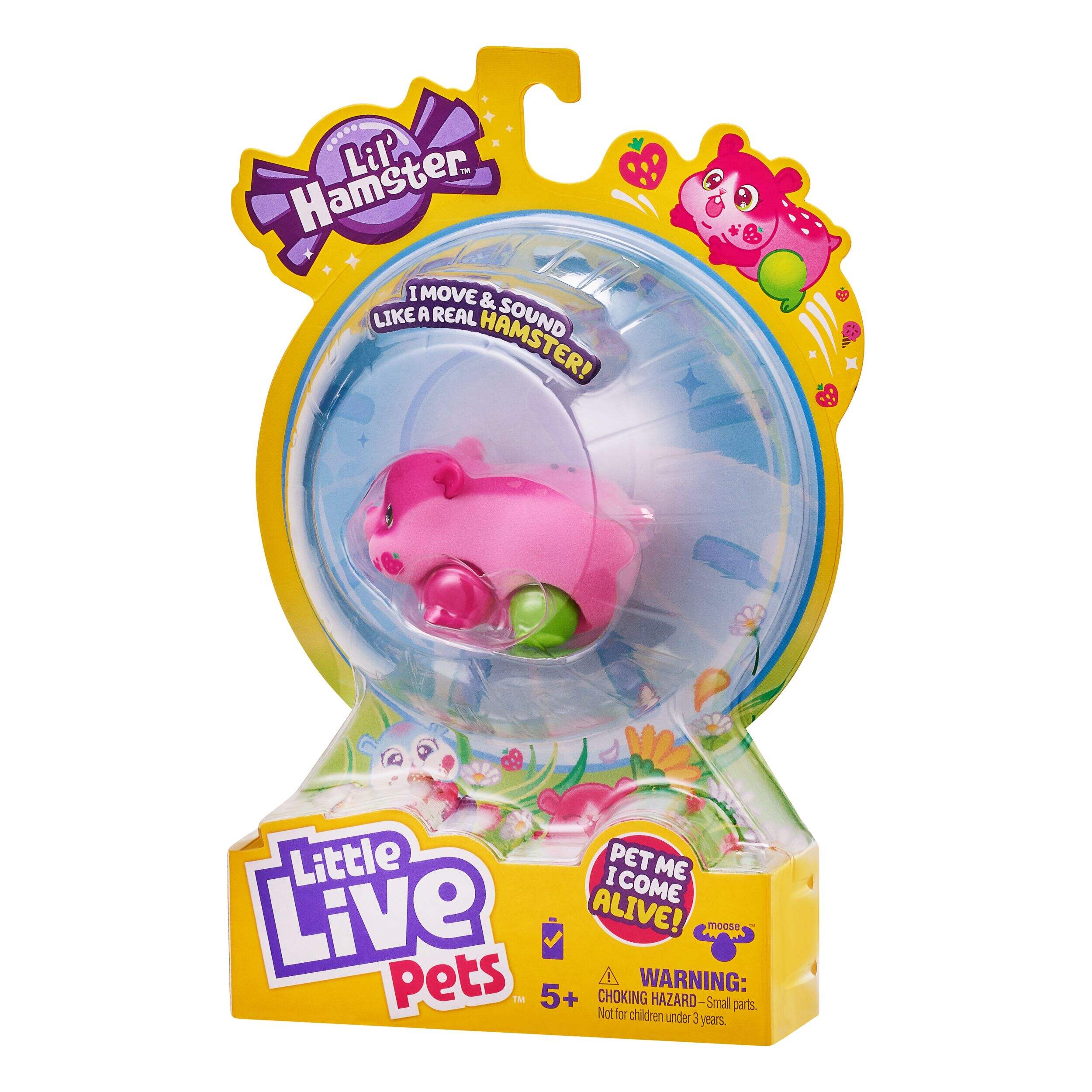 Little Live Pets Lil Hamster, Sound and Movement, Age 3+ Canadian Tire