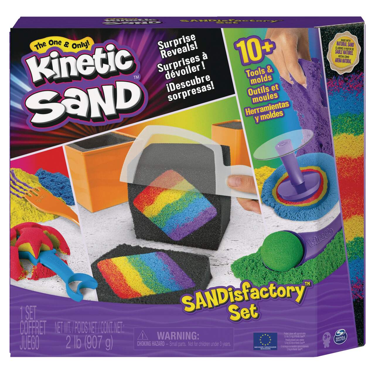 The Original Moldable Sensory Play Sand, Brown, 3 Lb - The Sensory