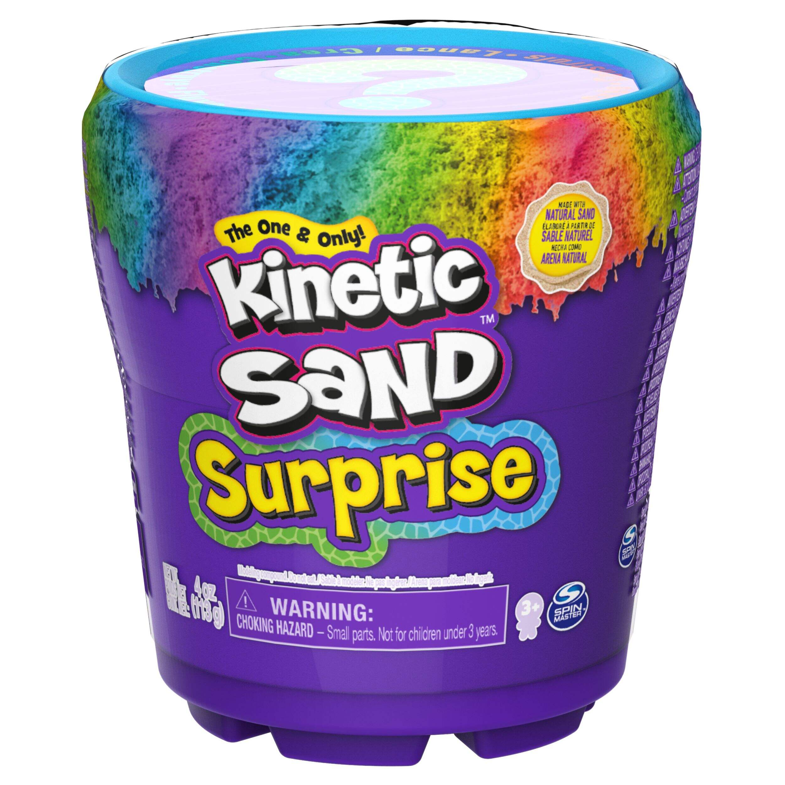 Kinetic Sand Rock Surprise Set, Squeezable Sensory Sand, Assorted Colours, Ages 3+ Front_Elevated