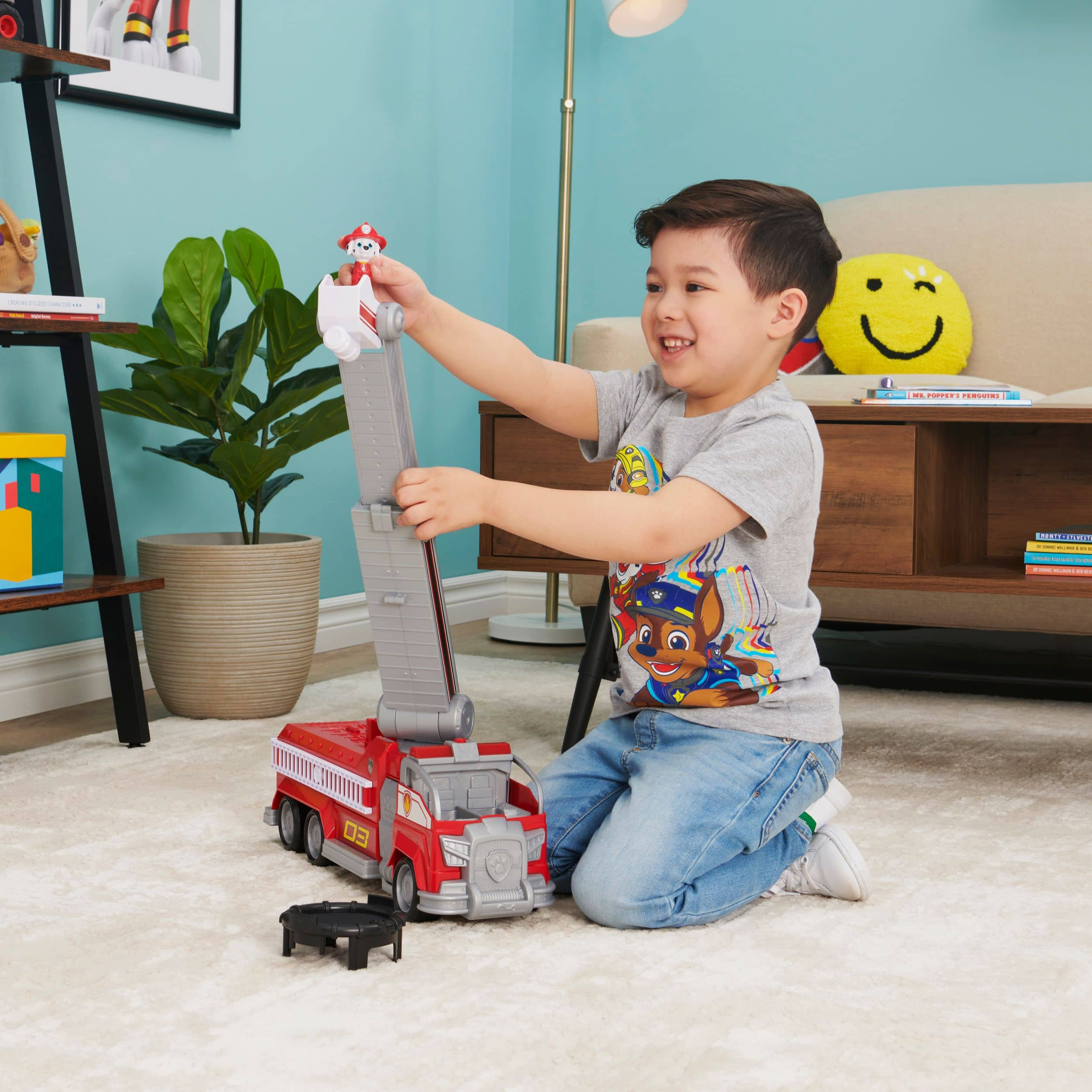 Paw patrol clearance transforming fire truck