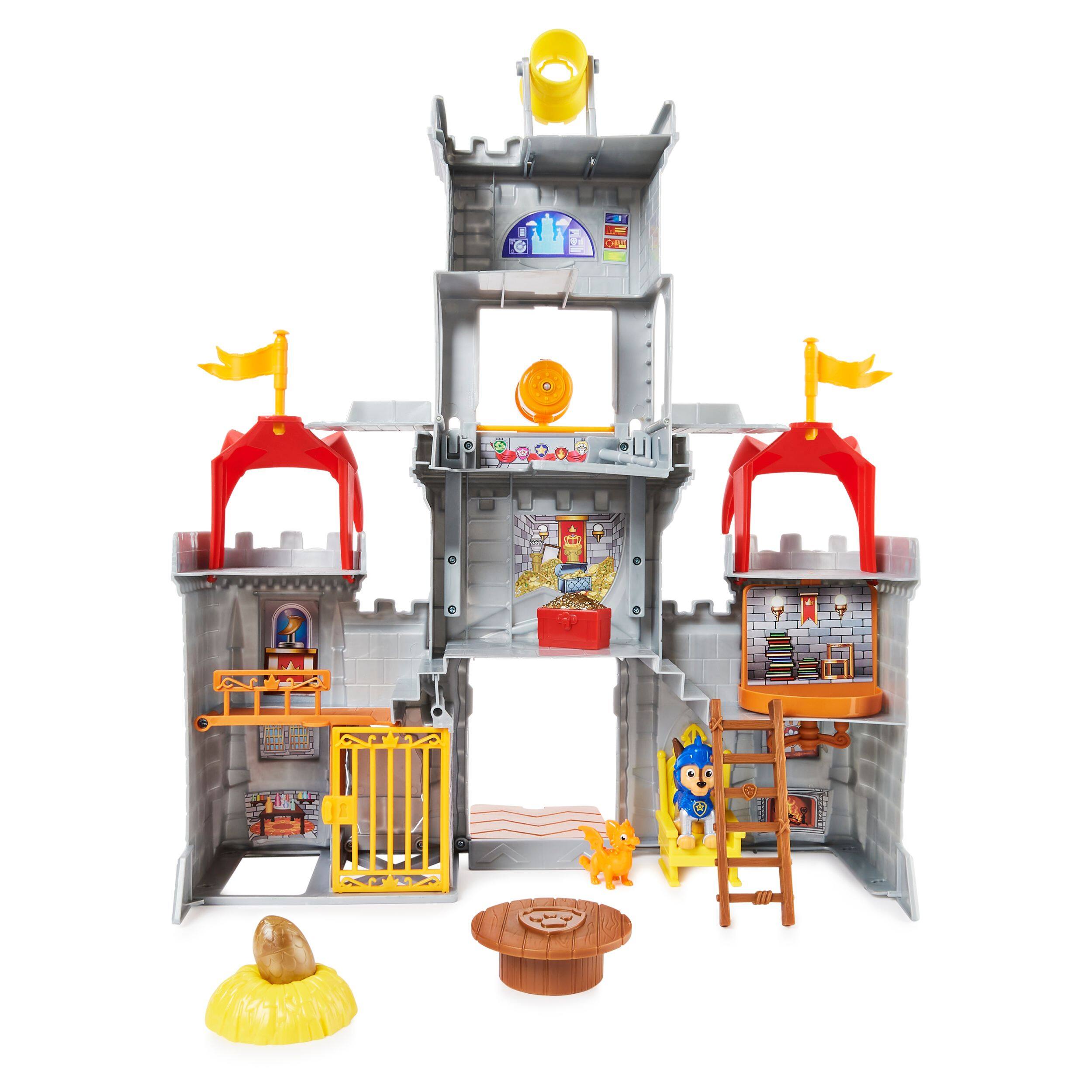 PAW Patrol Rescue Knights Castle HQ, Playset with Chase and Mini