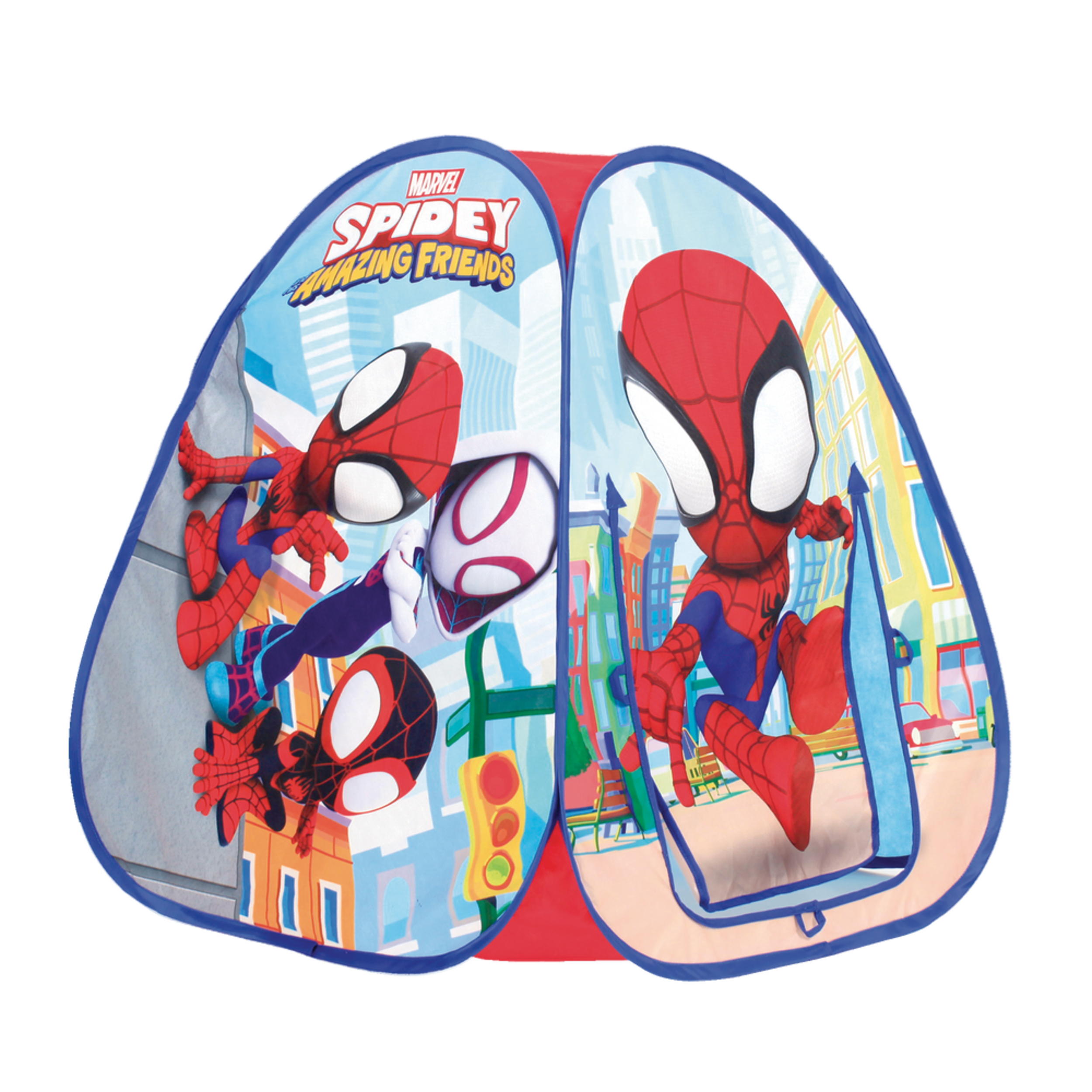 Playhut’s EZ Twist Tent Front_Three_Fourths_Angled_Left