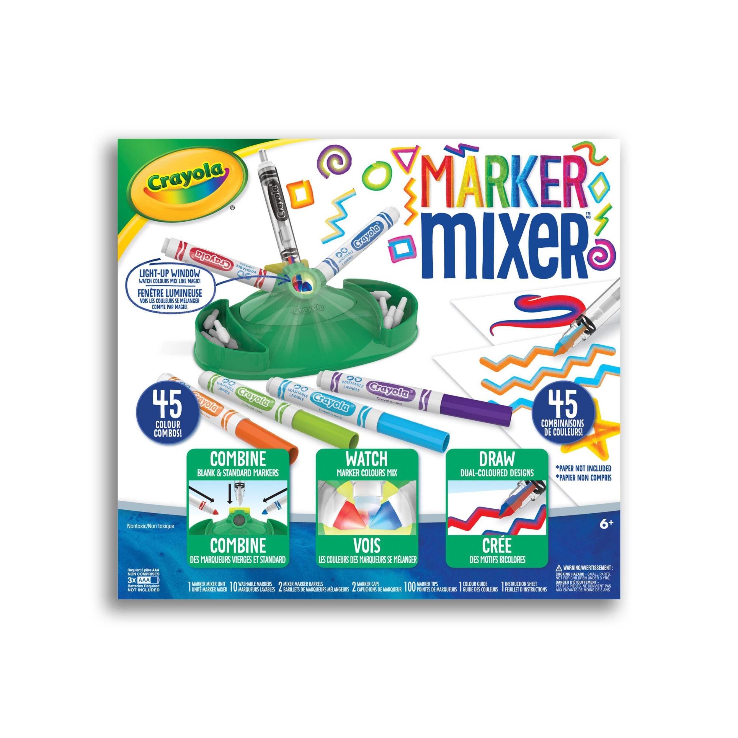 Coffret de fabrication de marqueurs Crayola, 6 ans et plus Front_Flat
