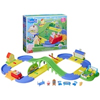 Peppa Pig All Around Town Playset Front_Flat
