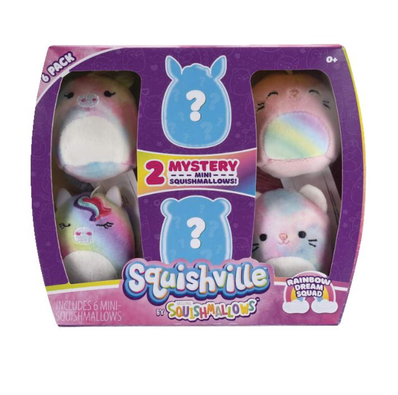 Squishmallow Crossover Plush Clips- Full set of 6 – TOY DROPS