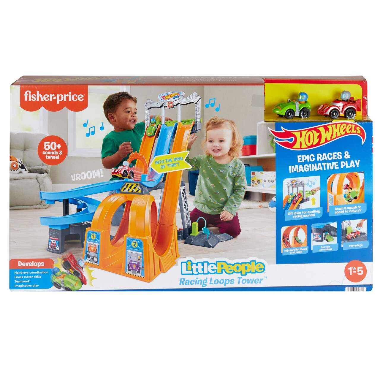 Fisher Price Little People Light-Up Learning Camper, Ages 1+