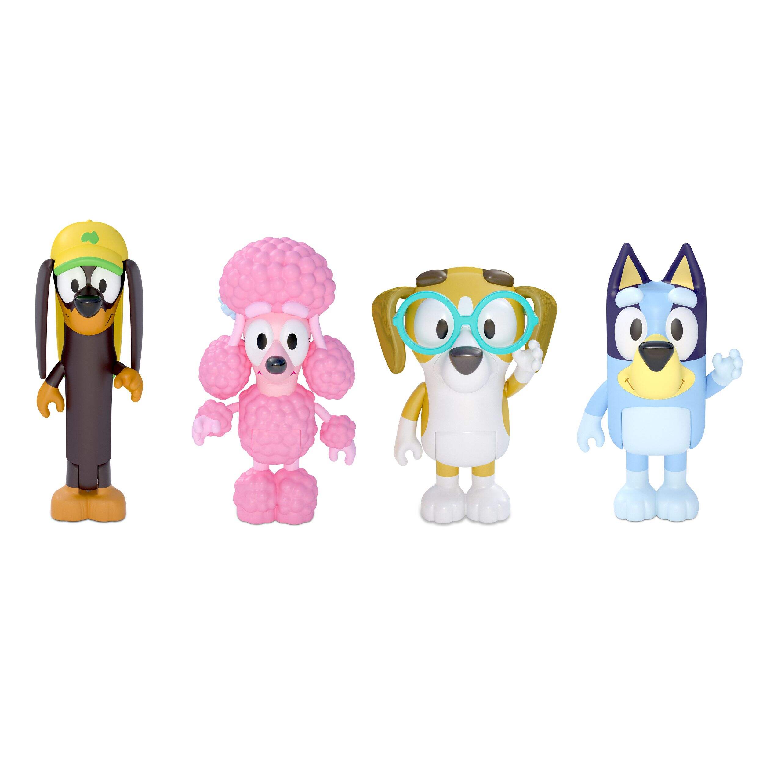 Moose Bluey Figures, 4-pk, Ages 3+ Front_Elevated