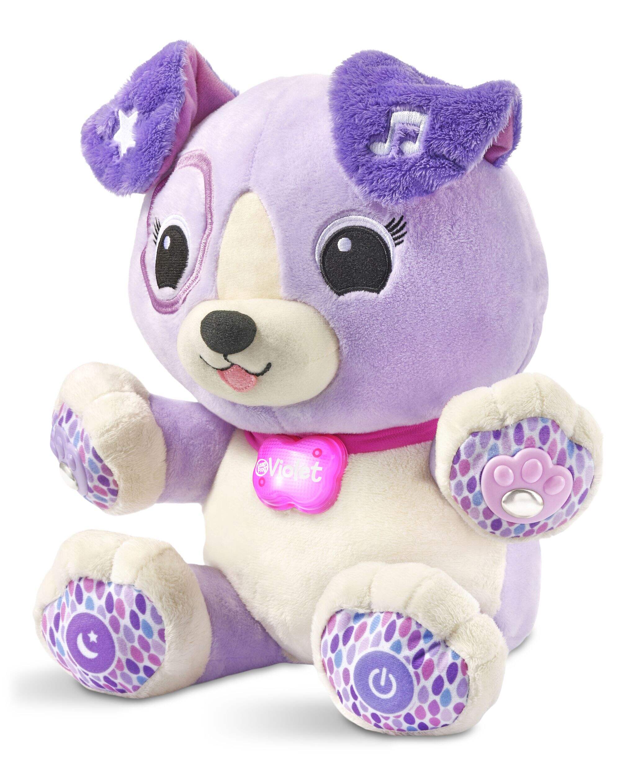 Peluche LeapFrog Mon Amie Violette, français Front_Three_Fourths_Angled_Left