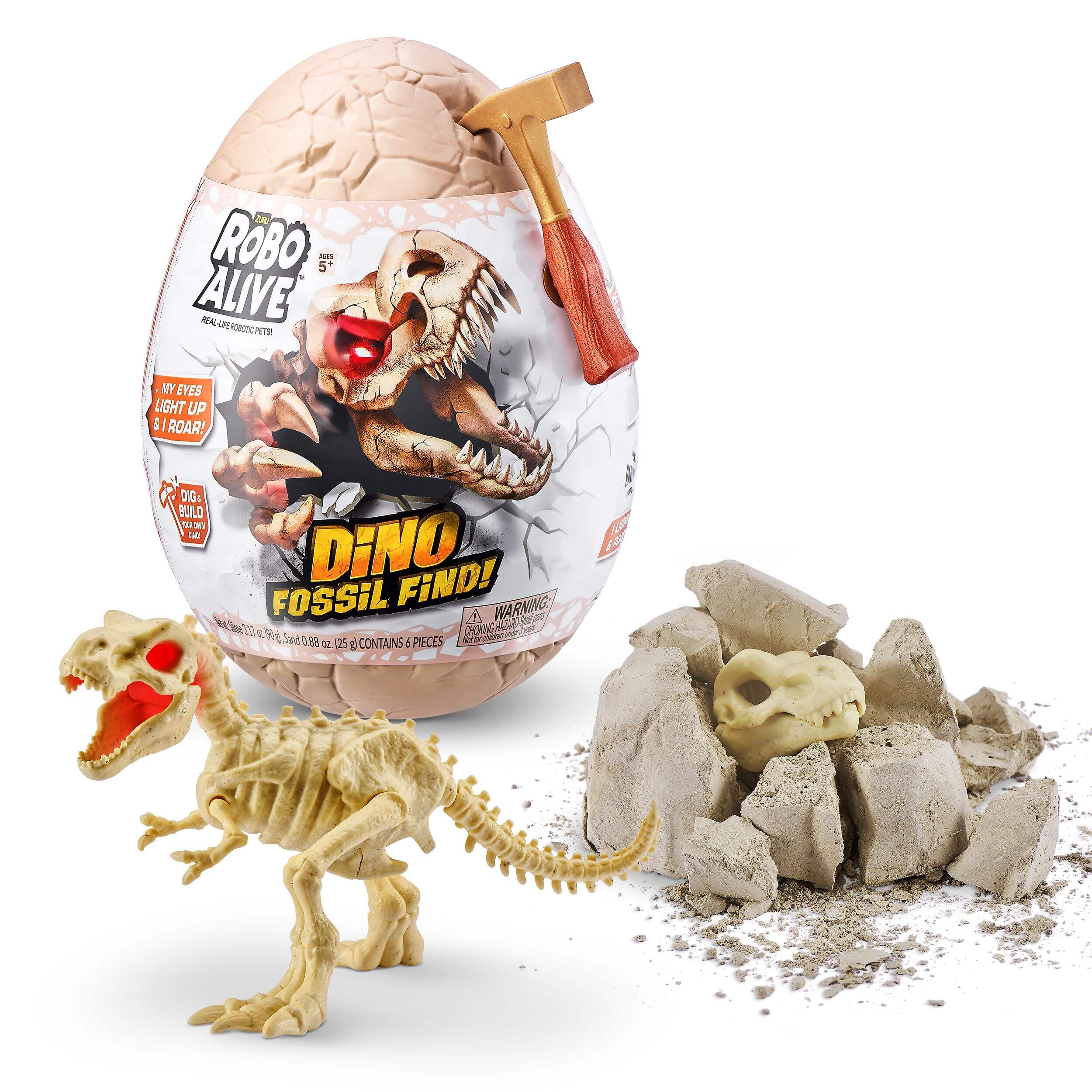 Robo Alive Dino Fossil Find, Ages 3+ Composite_or_Mixed
