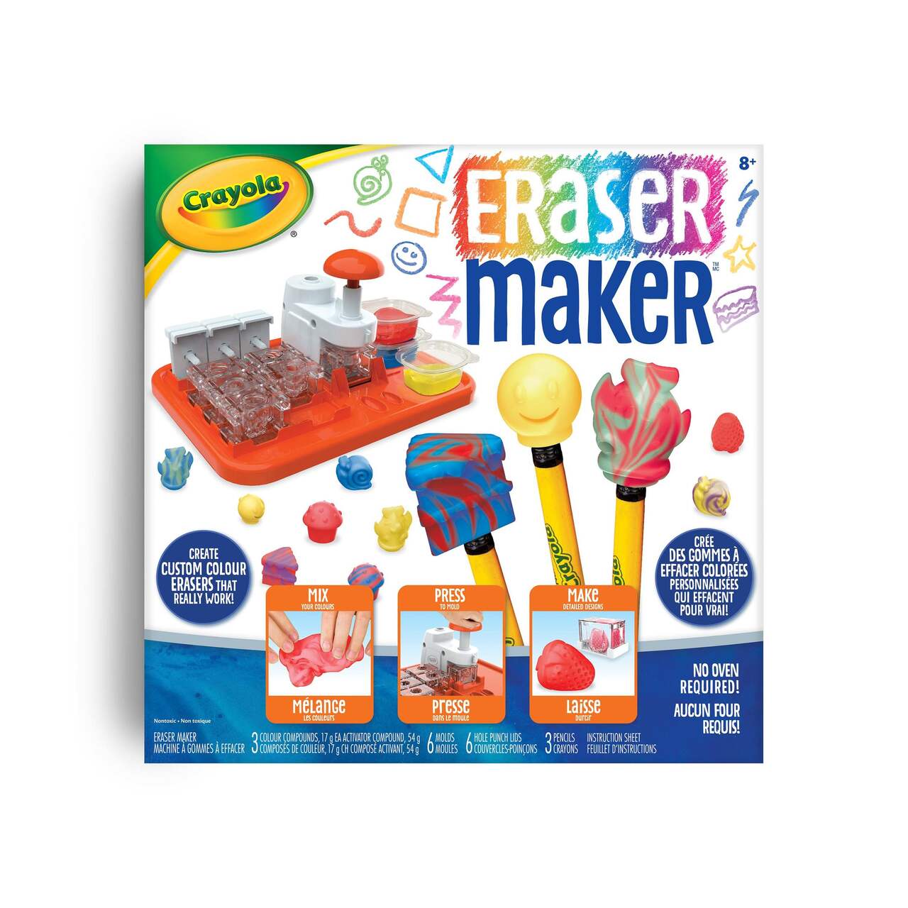 Quirky Shoe Erasers (Set of 8), Kids Fun Eraser Set
