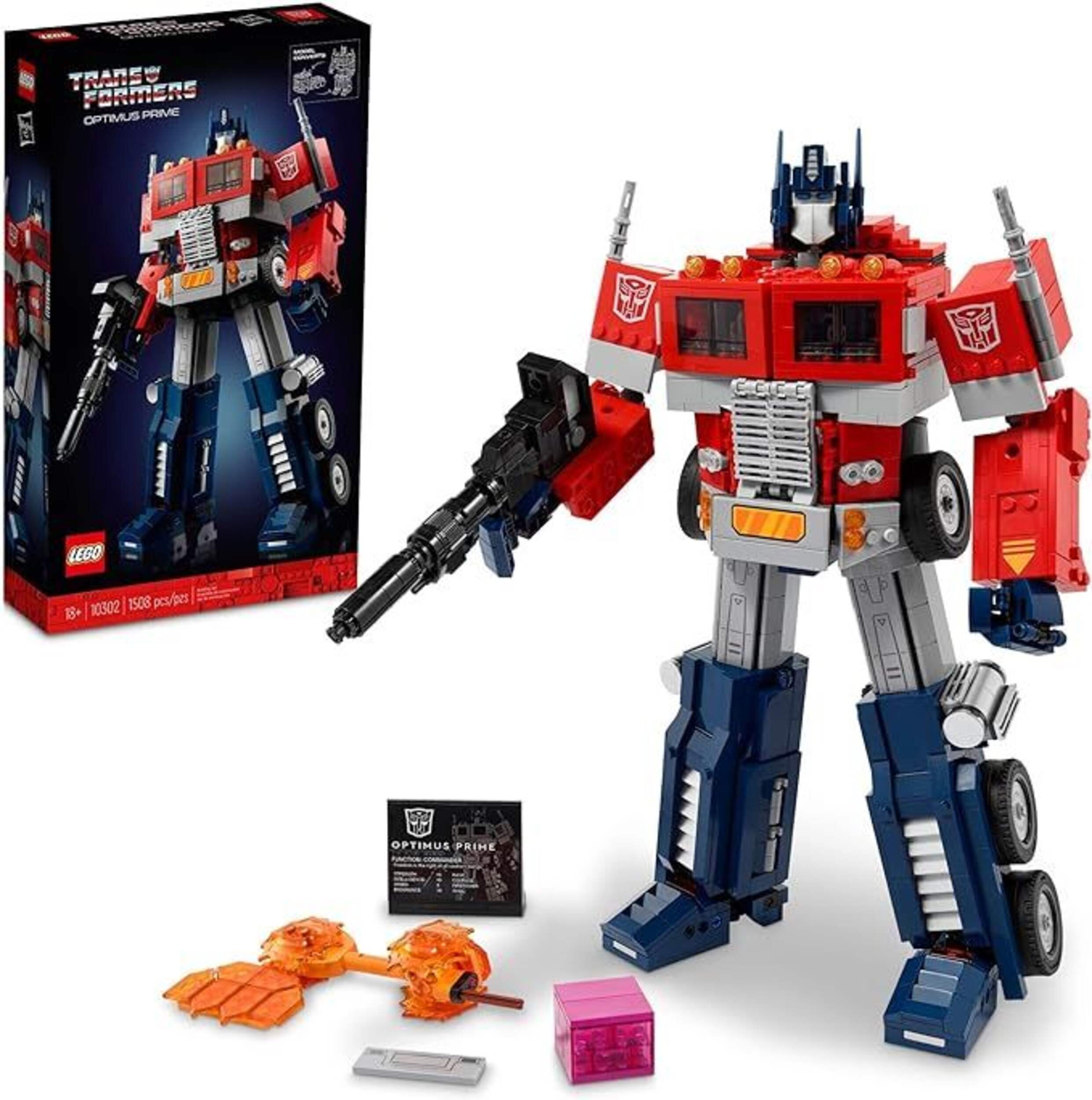 LEGO® Optimus Prime - 10302, 1508-pcs, Ages 18+ Composite_or_Mixed