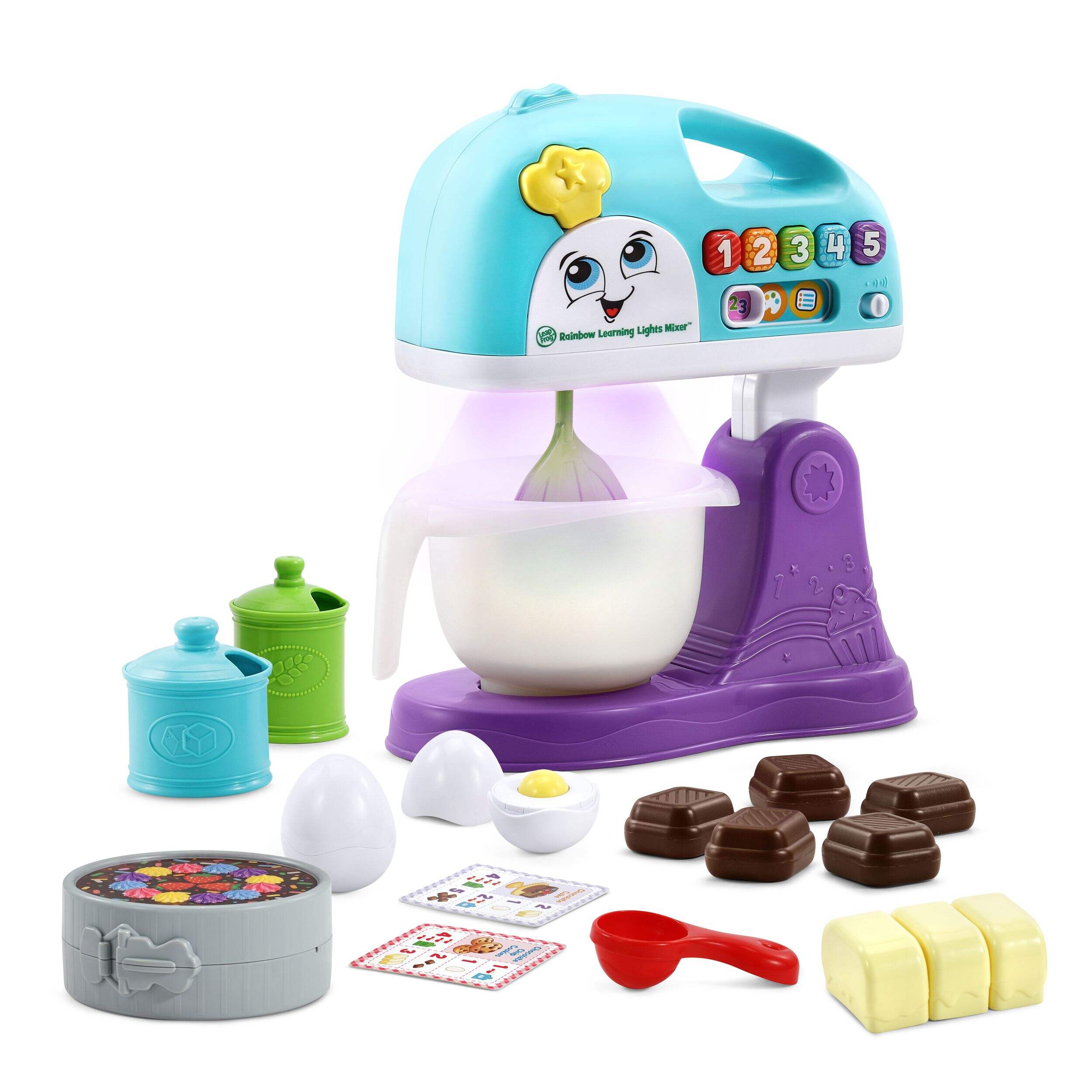 LeapFrog Rainbow Learning Lights Mixer, English Front_Angled_Right