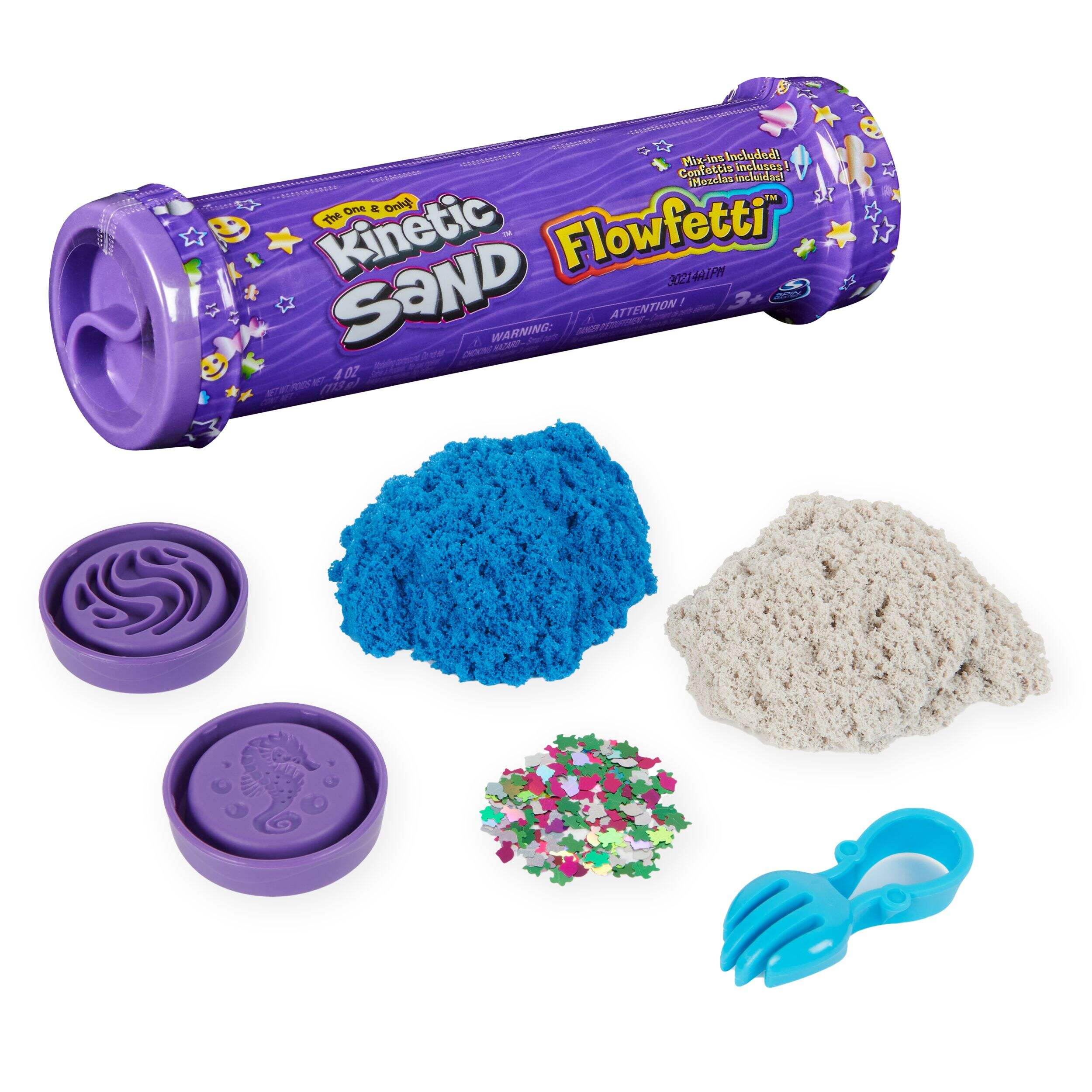 Kinetic Sand Flowfetti Tube Set Composite_or_Mixed