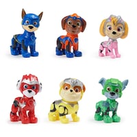Pat'Patrouille : Ensemble-cadeau de figurines de collection La Super Patrouille, paq. 6, fourrure réaliste Front_Angled_Right
