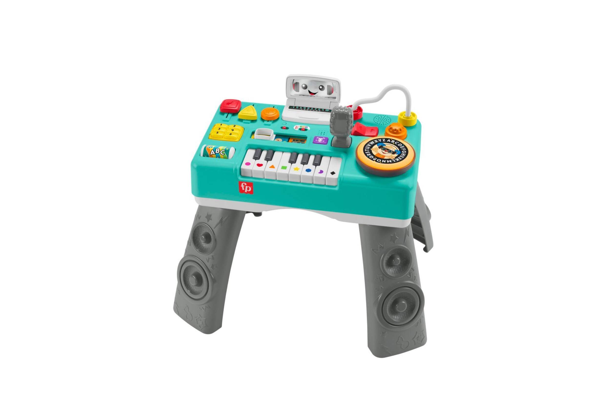 Fisher-Price® Laugh & Learn® Mix & Learn DJ Table™ Activity Center Front_Angled_Left