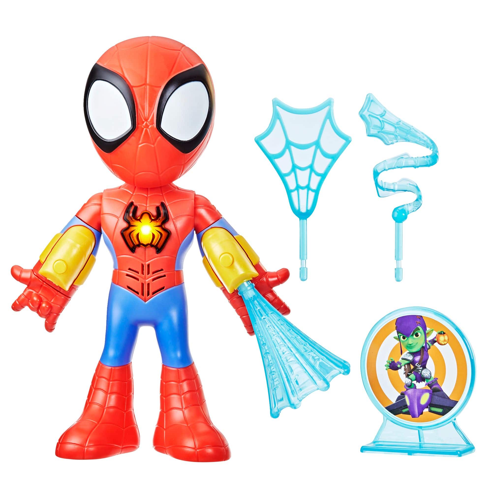 Marvel Spidey and His Amazing Friends Speak and Go Trace-E Bot, Electronic  Spider Bot Toy, Sound-Activated