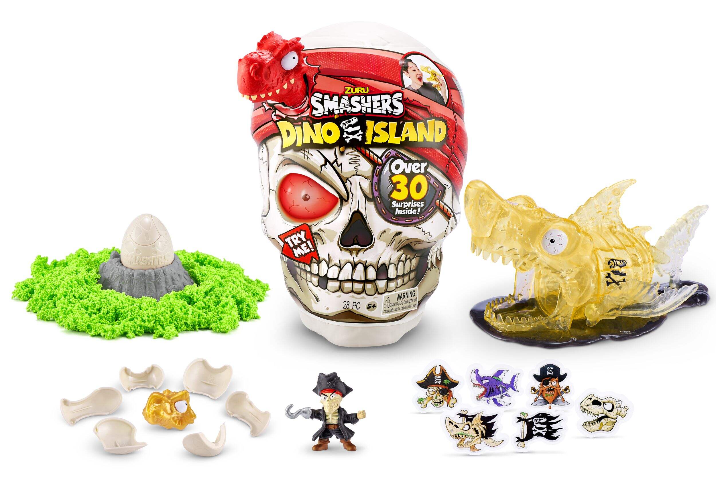 Smashers Dino Island Giant Skull Composite_or_Mixed