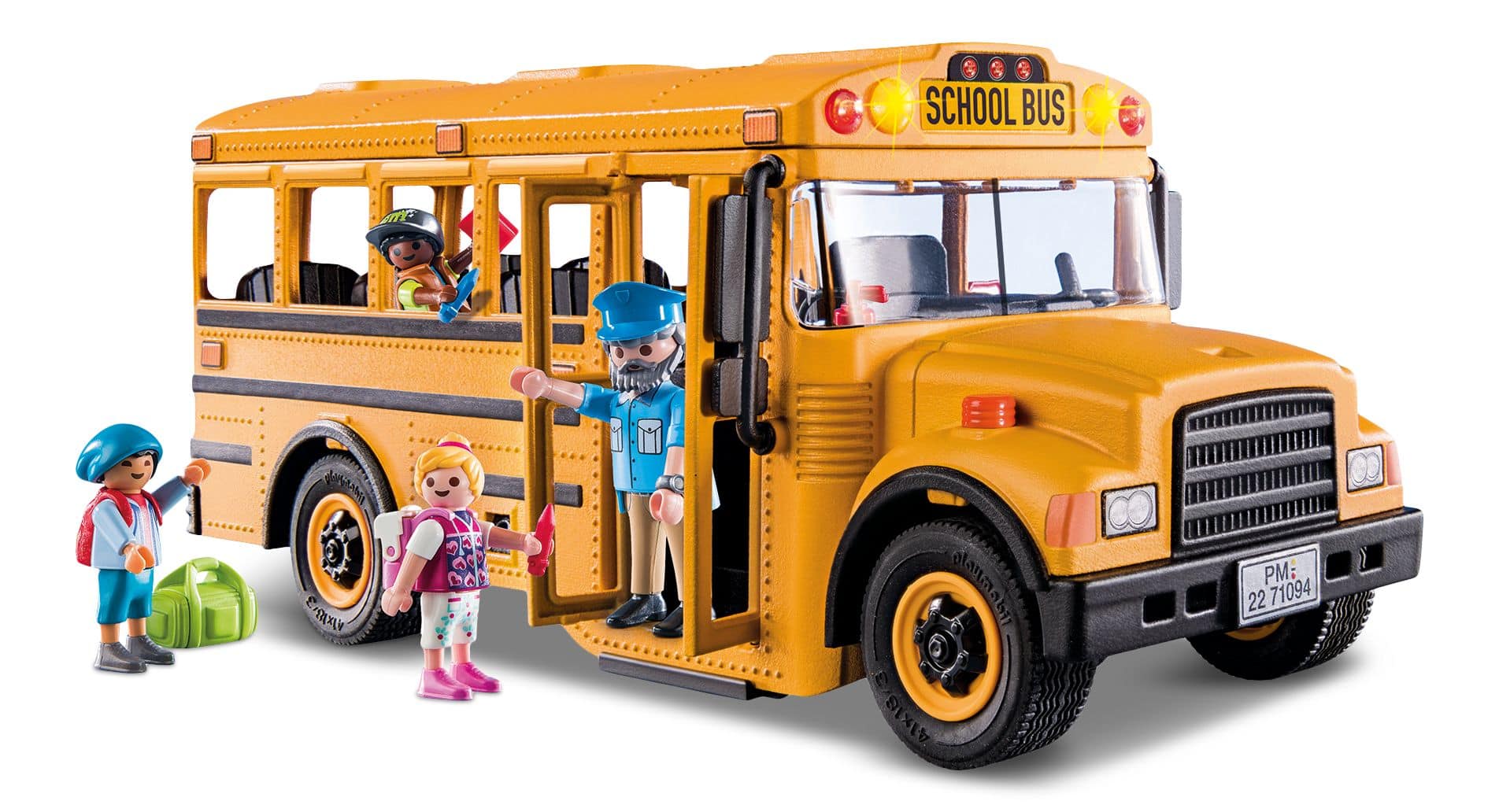 Playmobil School Bus Vehicle Playset : Toys & Games