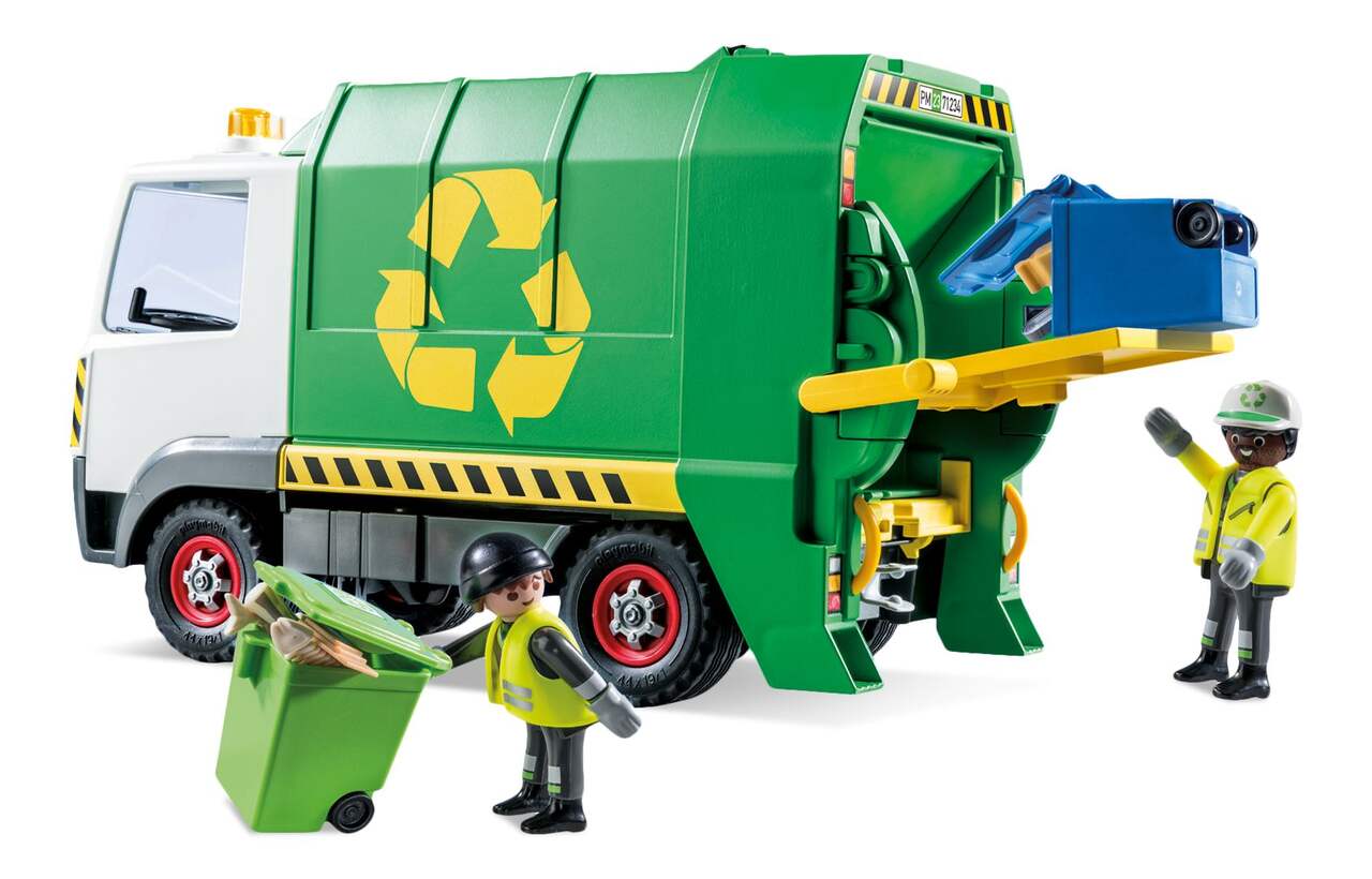 Camion de recyclage Playmobil Réduisez, réutilisez, recyclez