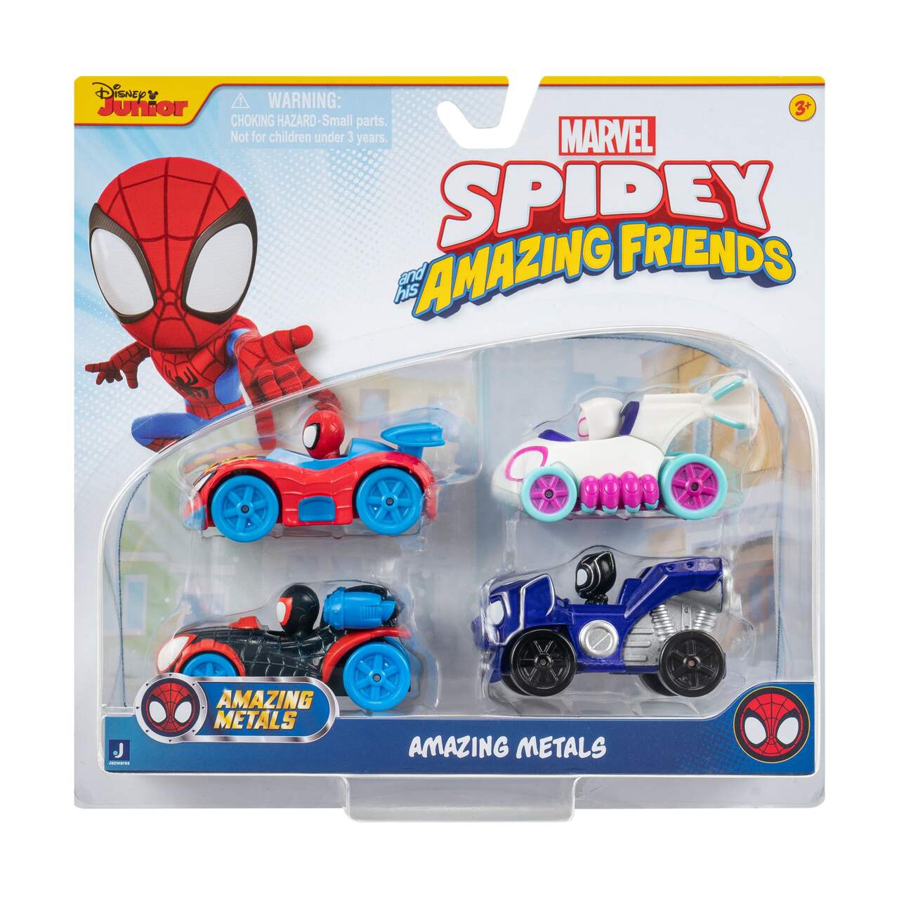 Spidey And His Amazing Friends Amazing Metals Diecast Vehicles - 7pk :  Target