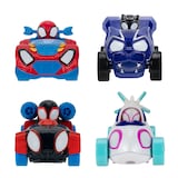 Véhicules lumineux Marvel Spidey et ses amis extraordinaires, paq. 4 Front_Flat