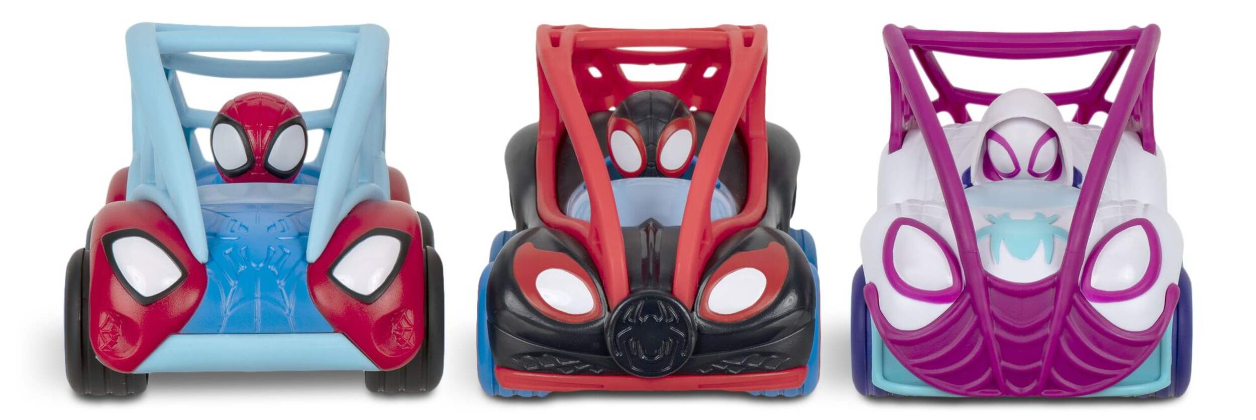 Marvel Spidey and His Amazing Friends Spider-Man Power Rollers Vehicles, 6-in Composite_or_Mixed