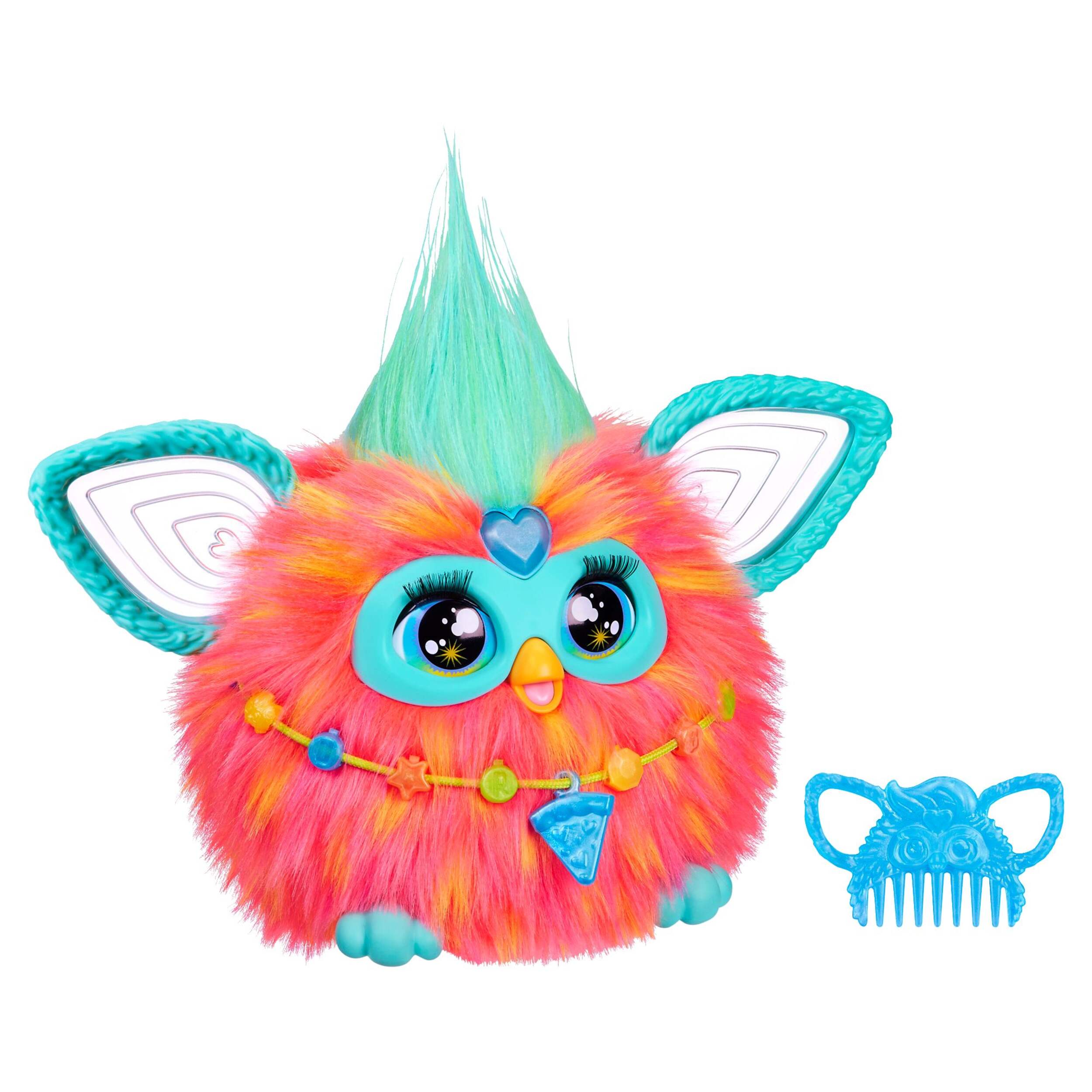 Furby Coral Interactive Plush Toy, Ages 6+, French Composite_or_Mixed