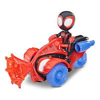 Spiderman Spidey & Friends Core Vehicles, Ages 3+, Assorted Front_Three_Fourths_Angled_Left