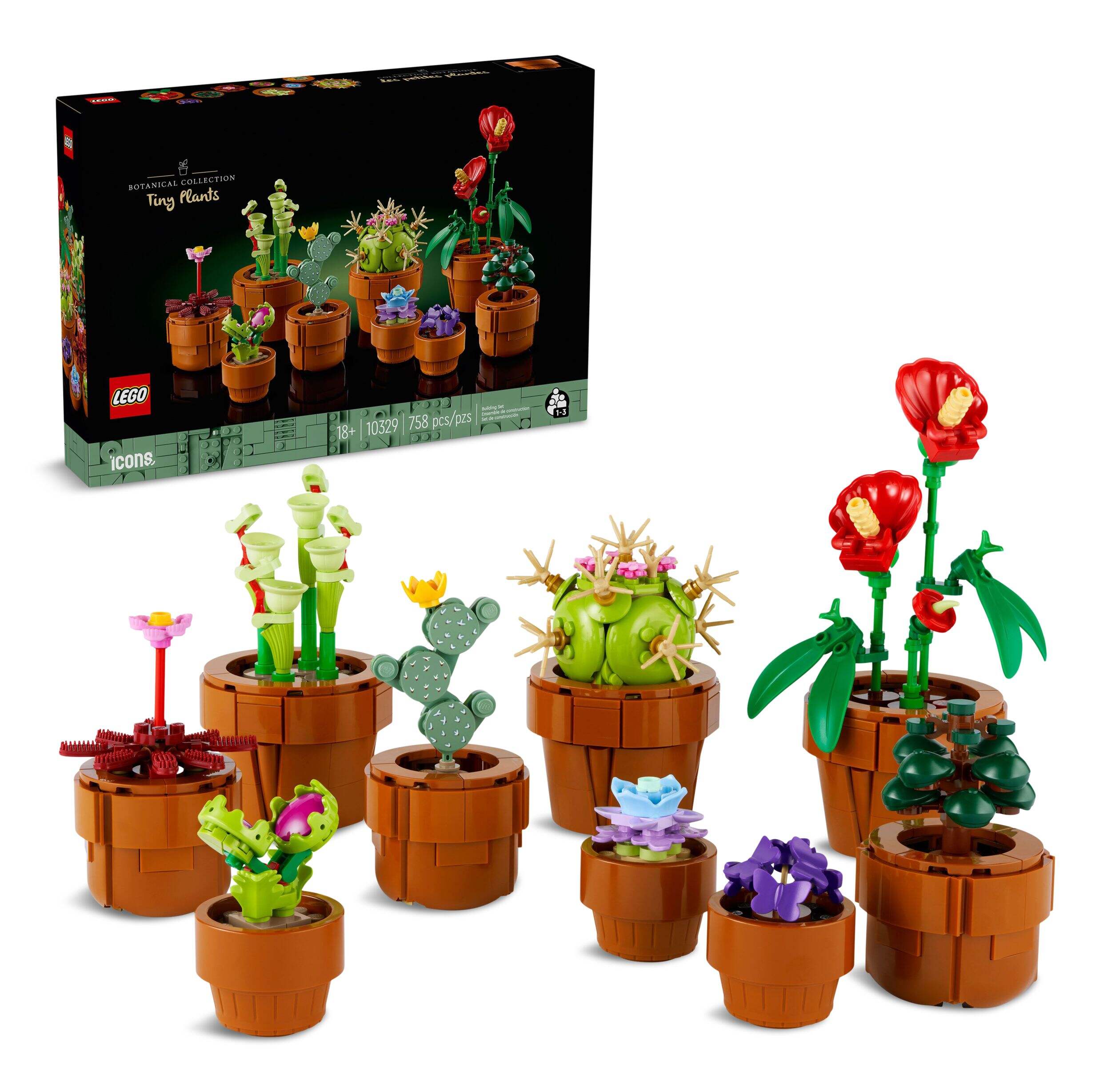 LEGO® The Botanical Collection Tiny Plants - 10329, 758-pcs, Ages 18+ Composite_or_Mixed