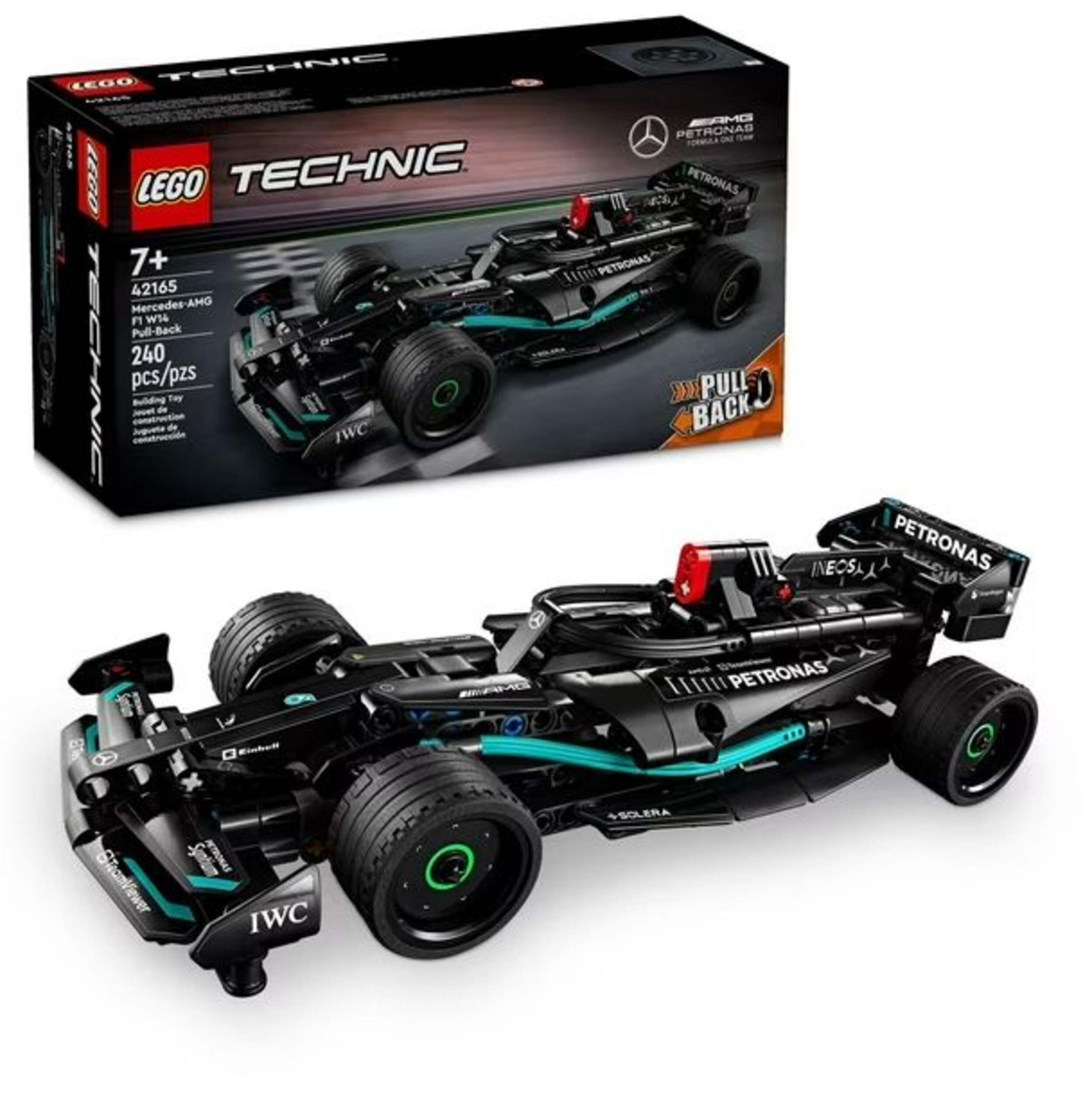 LEGO® Technic™ Mercedes-AMG F1 W14 E Performance Pull-Back, 240-pc, Ages 7+ (42165) Composite_or_Mixed
