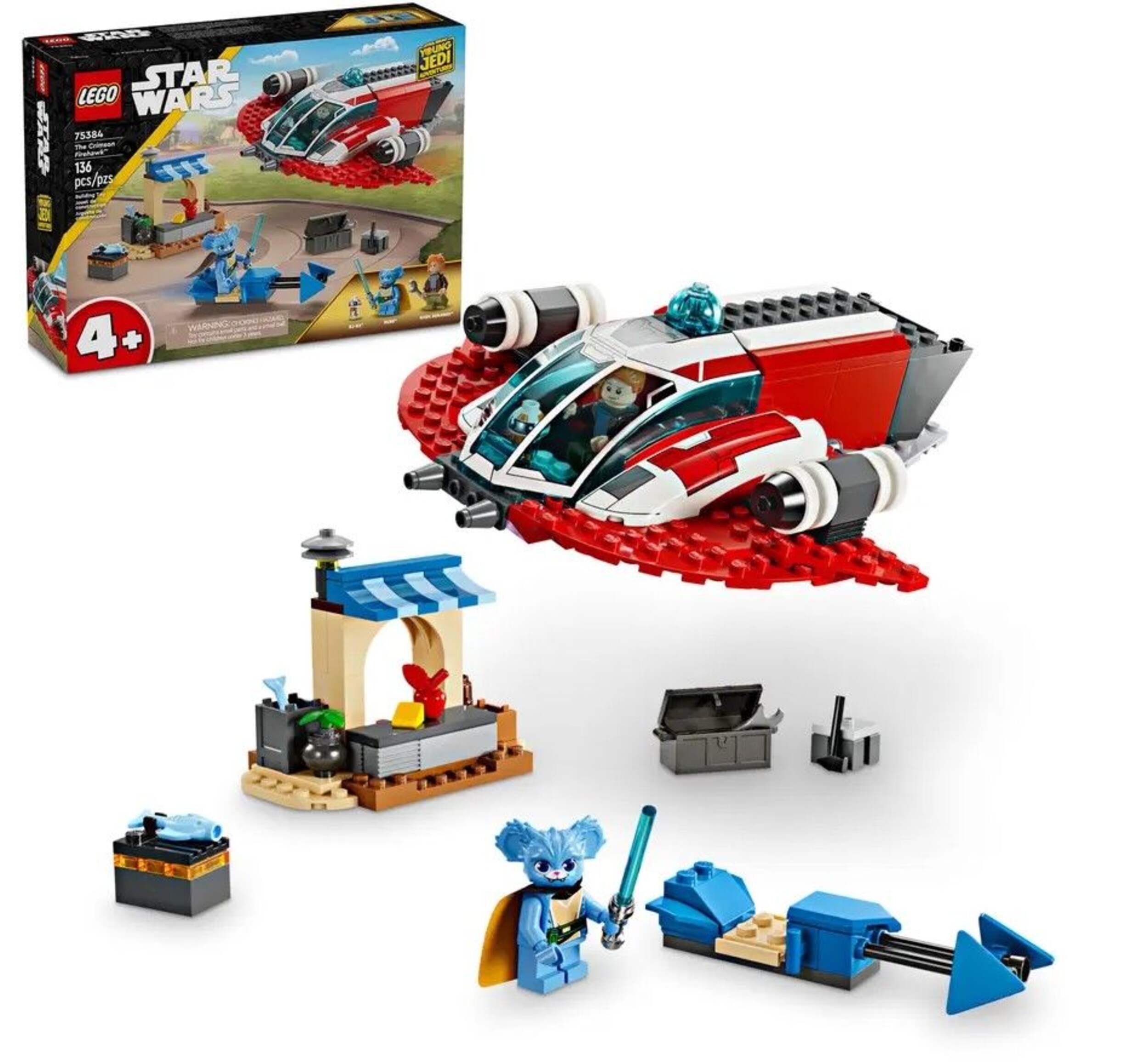 LEGO® Star Wars™ The Crimson Firehawk™ - 75384, 136-pcs, Ages 4+ Composite_or_Mixed