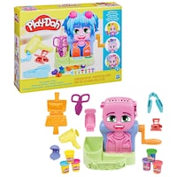 Play-Doh Hair Stylin' Dual Colour Salon Playset, Ages 3+ Composite_or_Mixed