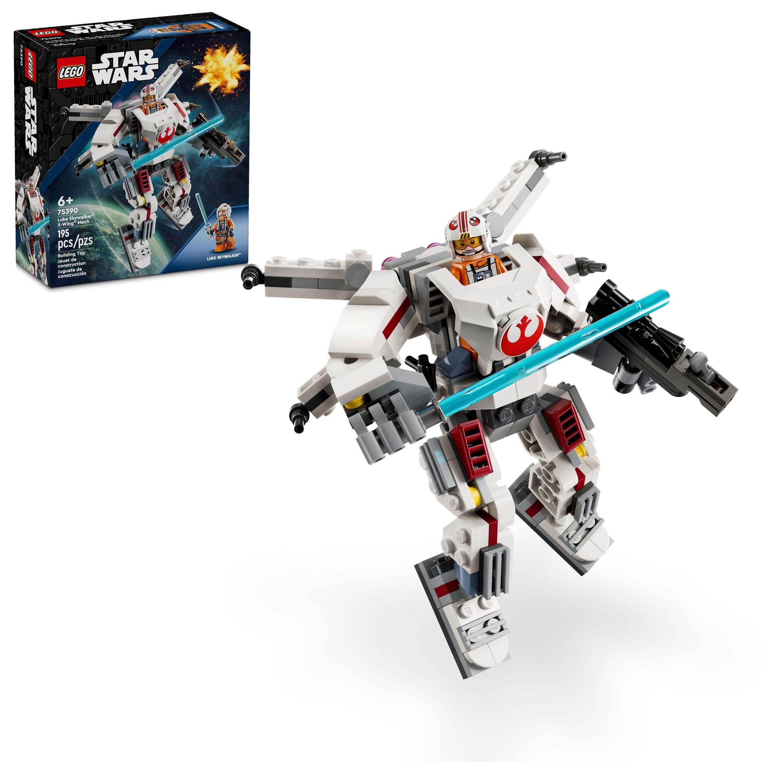 LEGO® Star Wars™ Luke Skywalker™ X-Wing™ Mech - 75390, 195-pc, Ages 6+ Composite_or_Mixed