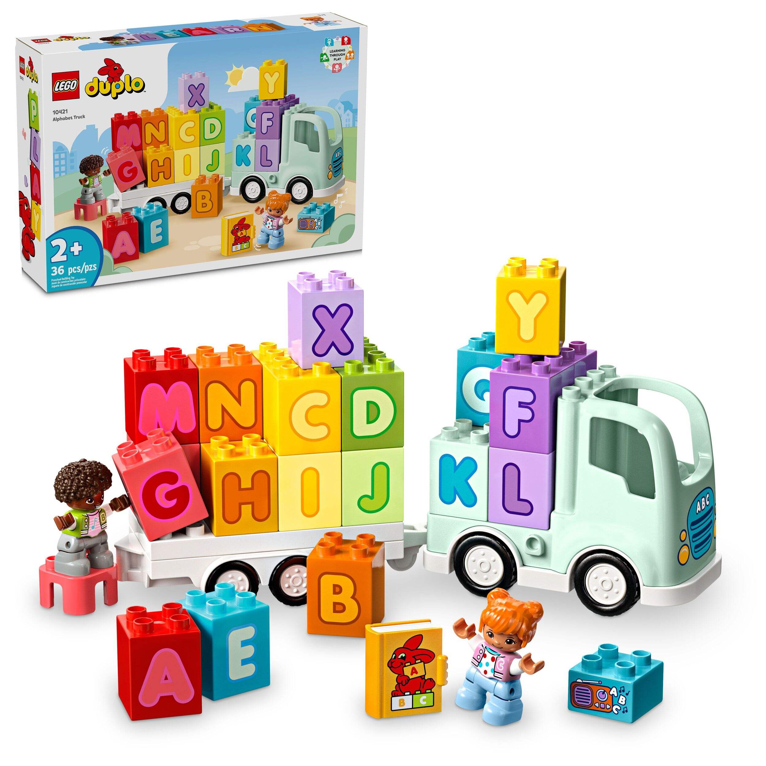 LEGO® DUPLO® Town Alphabet Truck Preschool Building Toy Set, 36-pc Composite_or_Mixed