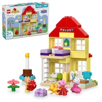LEGO® DUPLO® Peppa Pig Birthday House Preschool Building Toy Set, 59-pc