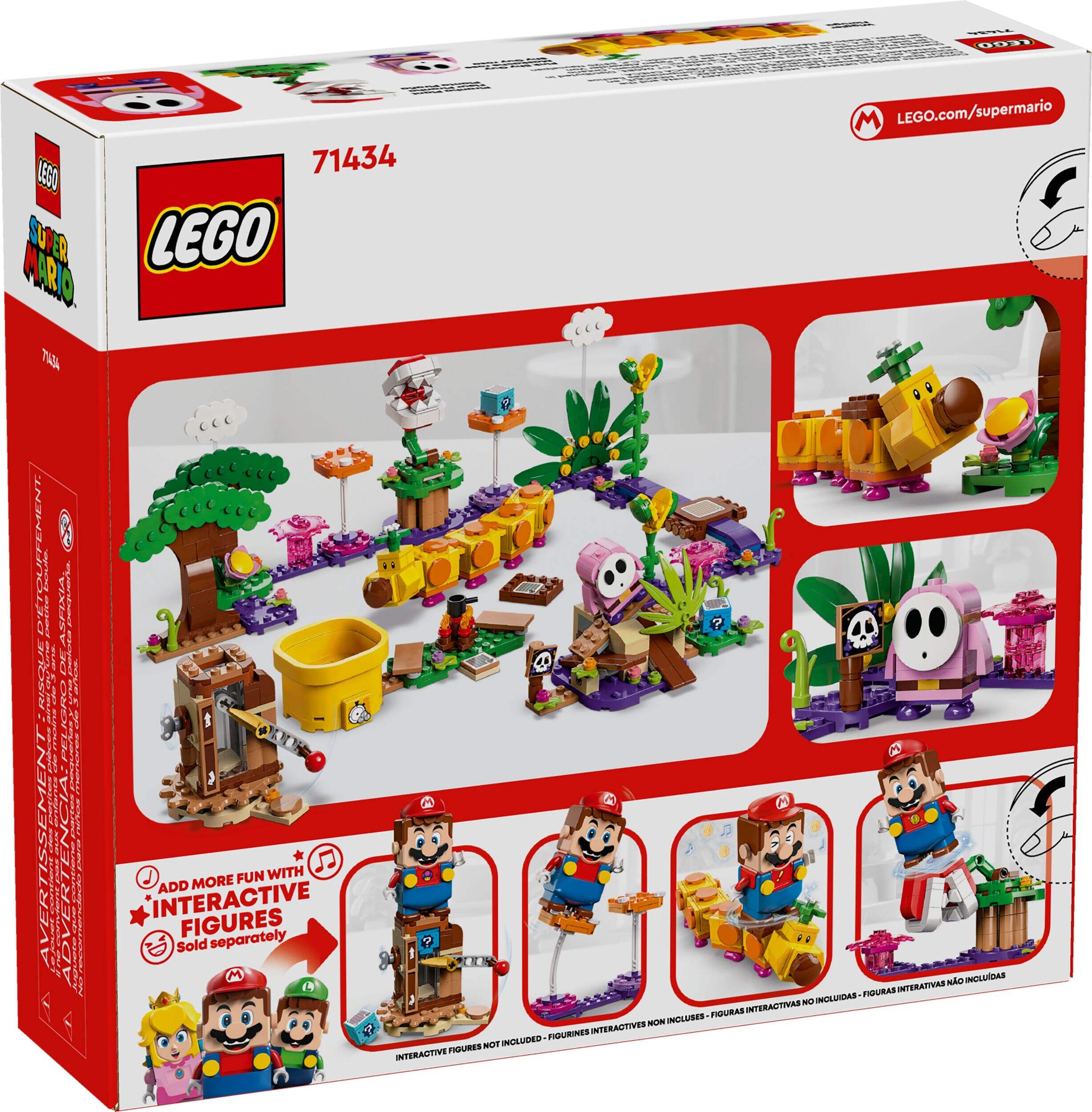 LEGO® Super Mario™ Soda Jungle Maker Set - 71434 Front_Three_Fourths_Angled_Right
